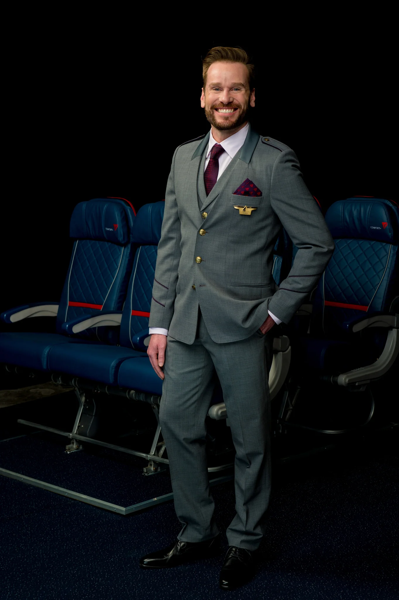 Headed to the office with a three-piece suit? (click to enlarge) (Phote: Delta Air Lines)