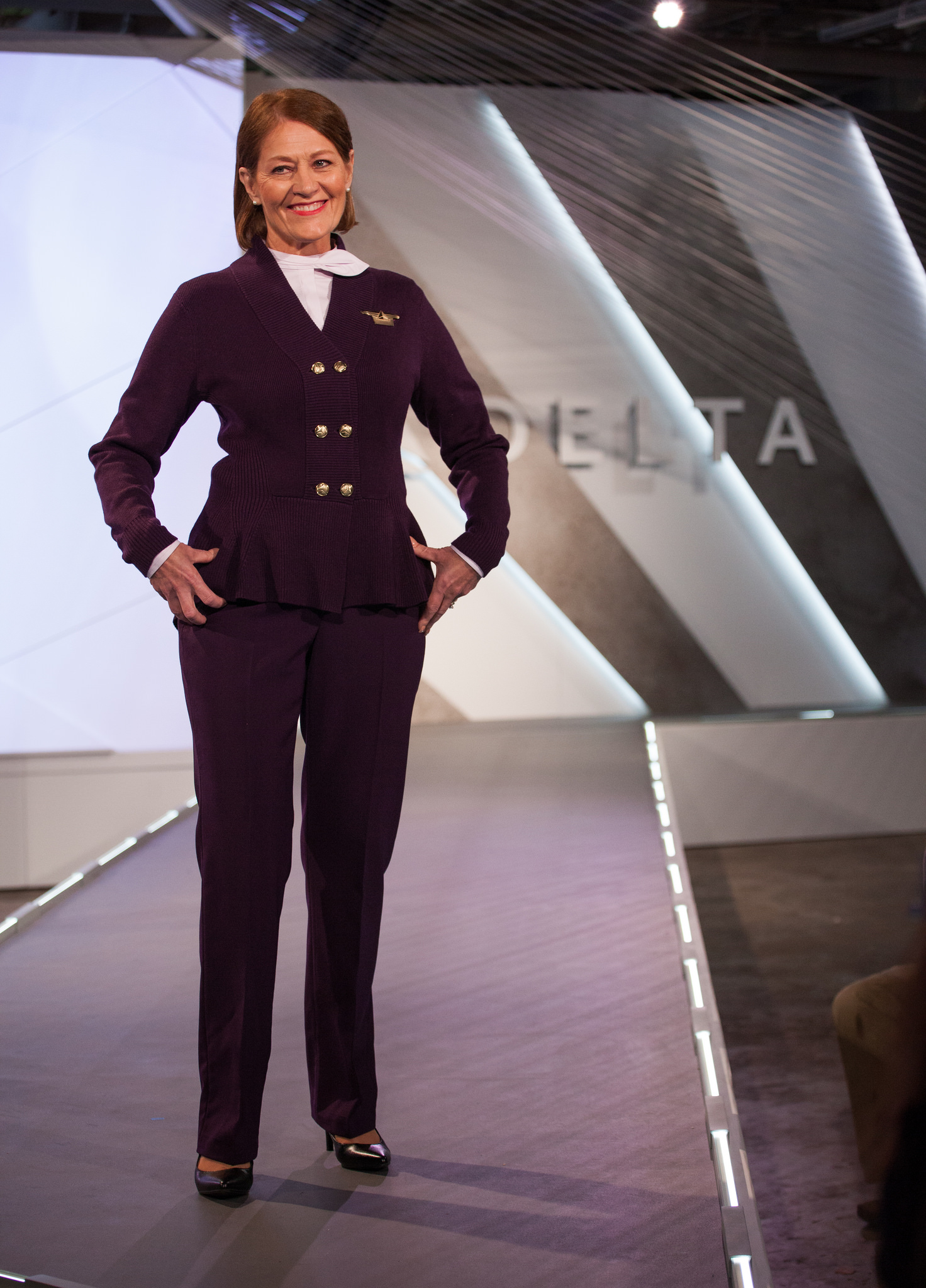 In-flight and airport customer service uniform