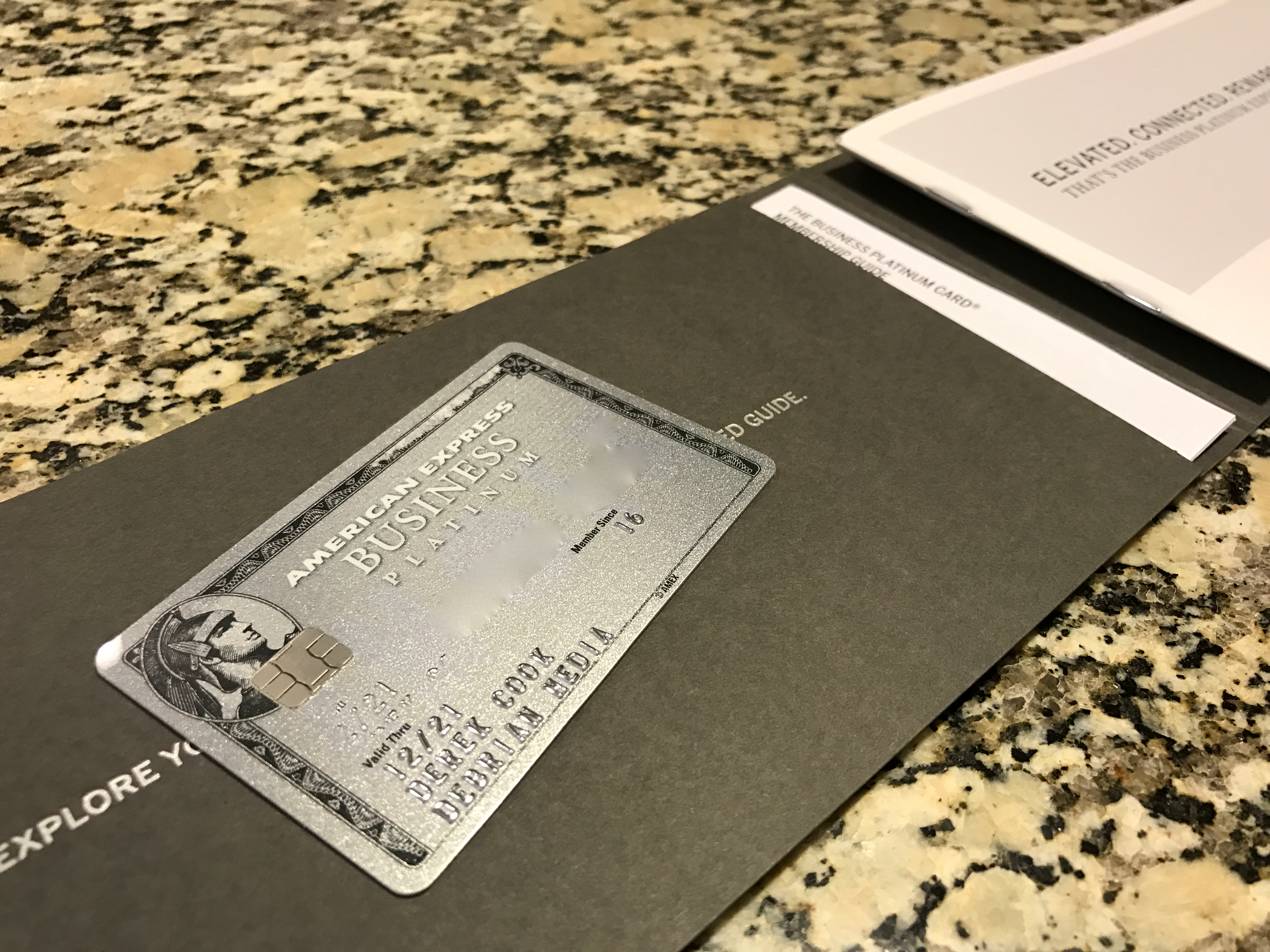 The Enhanced Business Platinum Card from American Express OPEN. (click to enlarge)