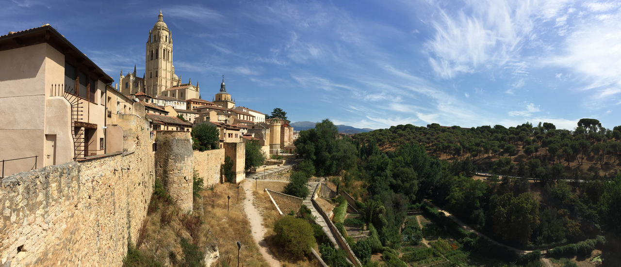 Before going to the Georgia Tech game in Ireland, we visited Segovia, Spain. (click to enlarge)