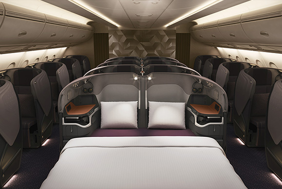 Singapore Airlines new A380 Business class