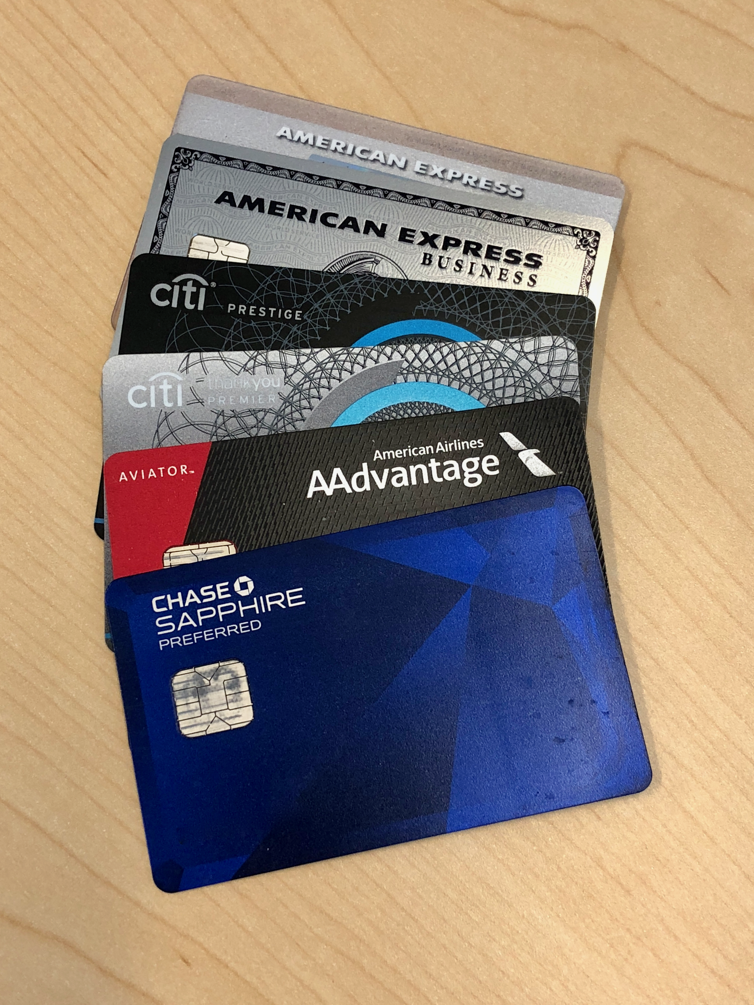 The cards I currently carry in my wallet are only a small part of my overall credit card portfolio!