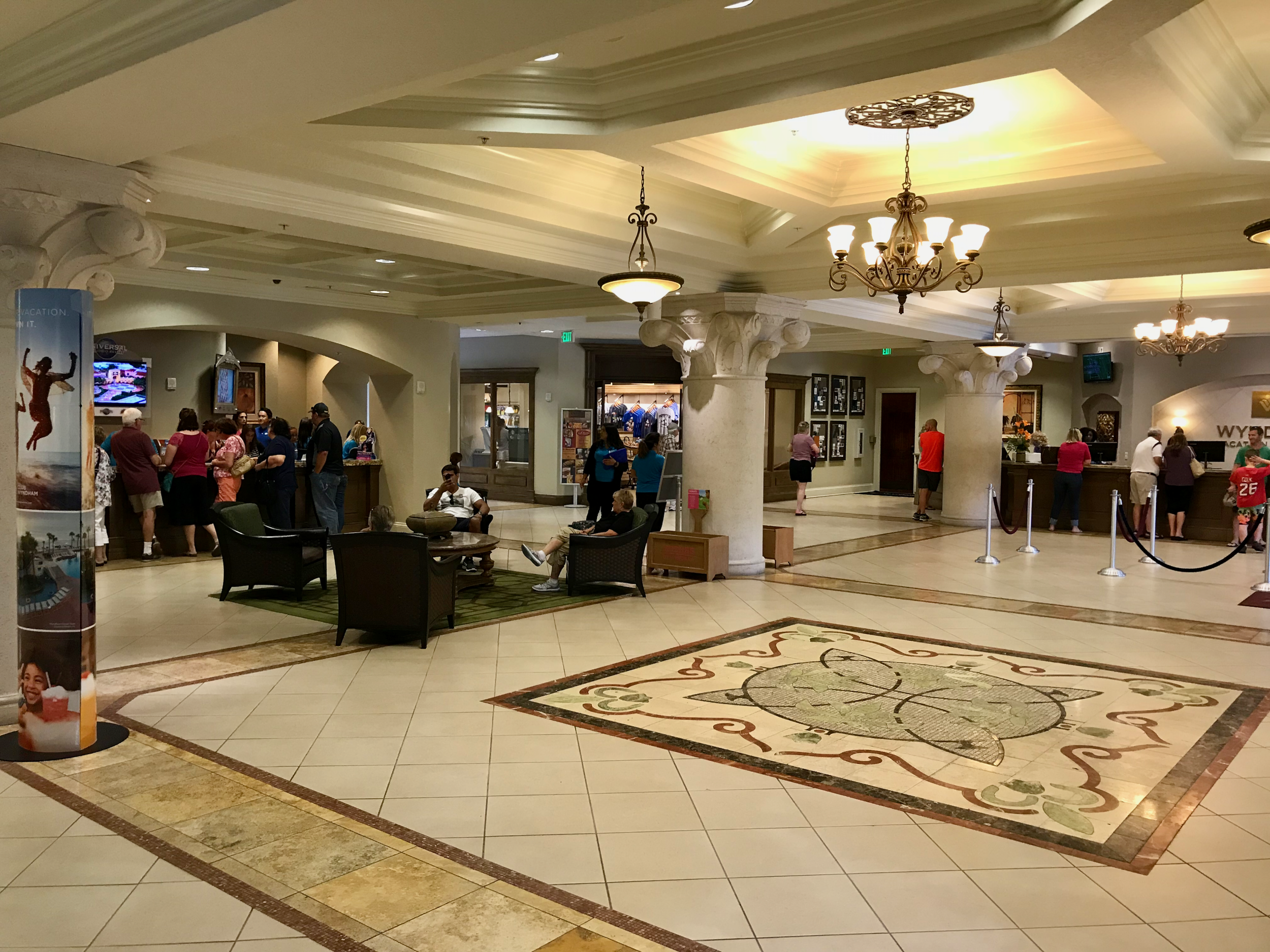 Wyndham Bonnet Creek Resort Visitors Center reception lobby