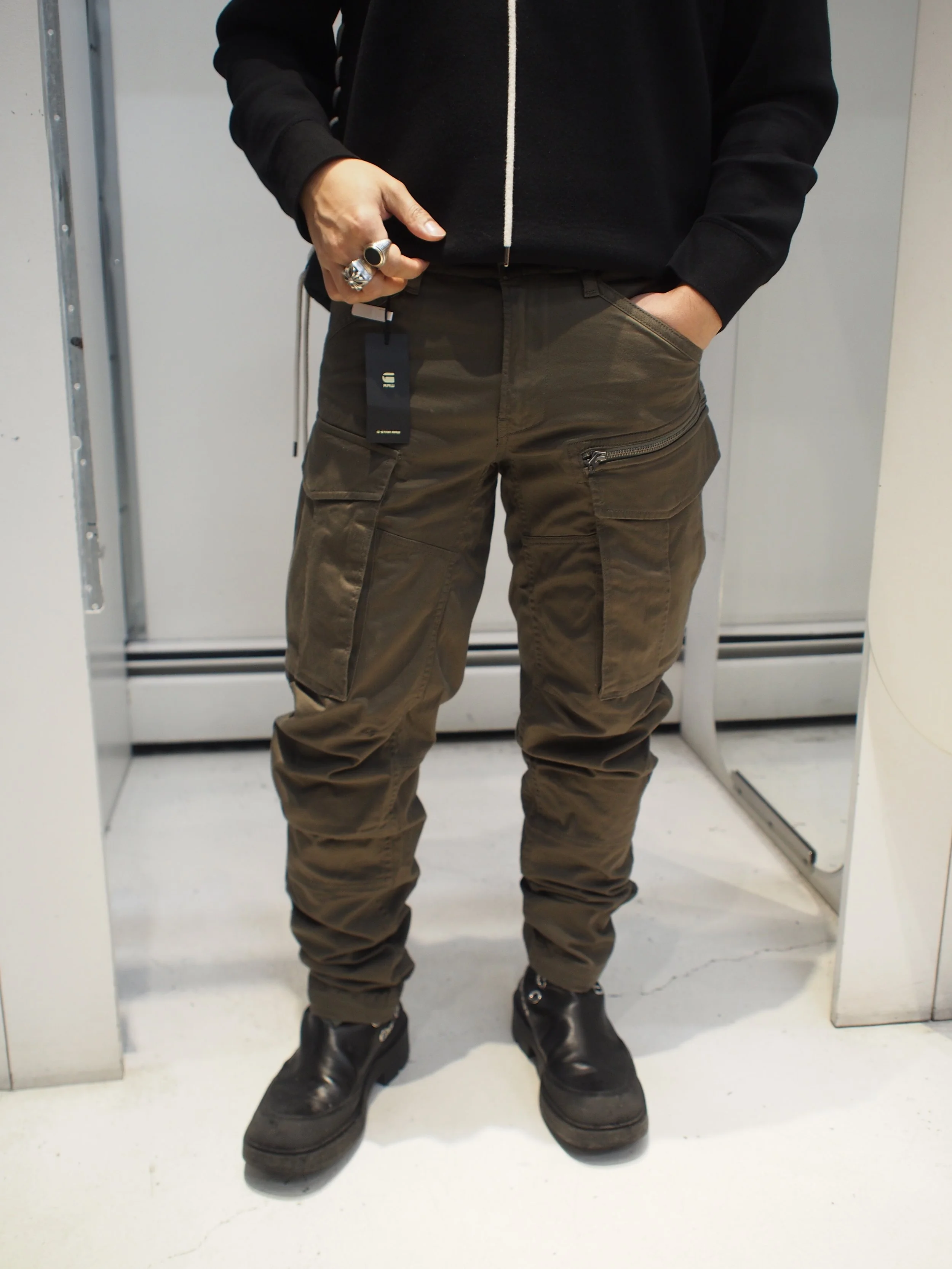 G-Star Raw Rovic Zip 3D Tapered Cargo Pants - Premium micro