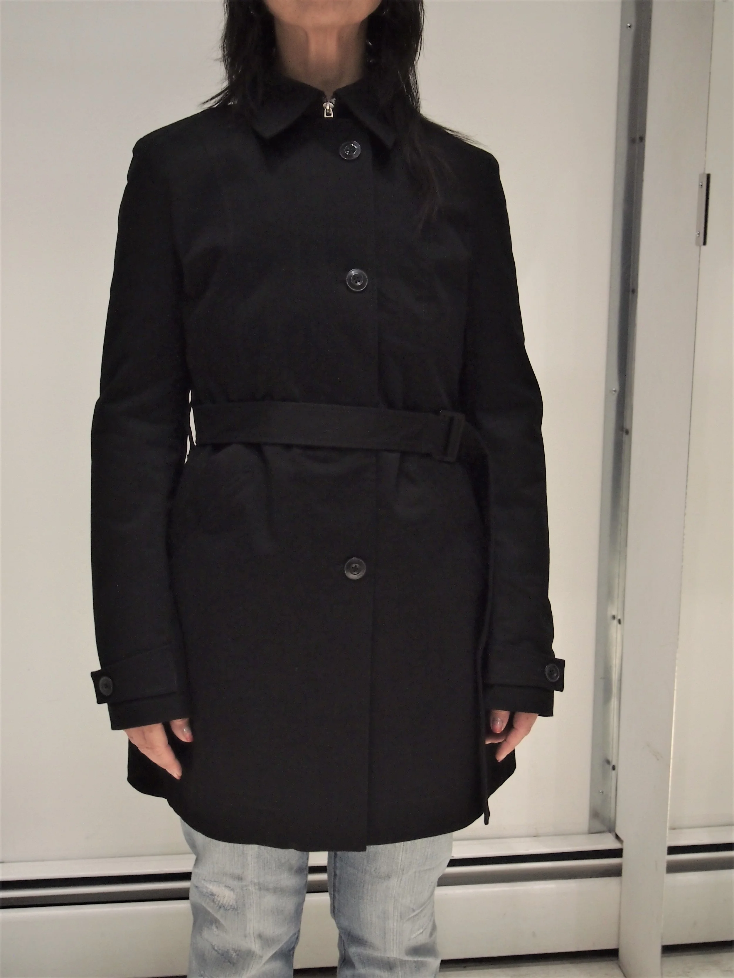 Raw WMN Minor Slim Trench - Dk Black 