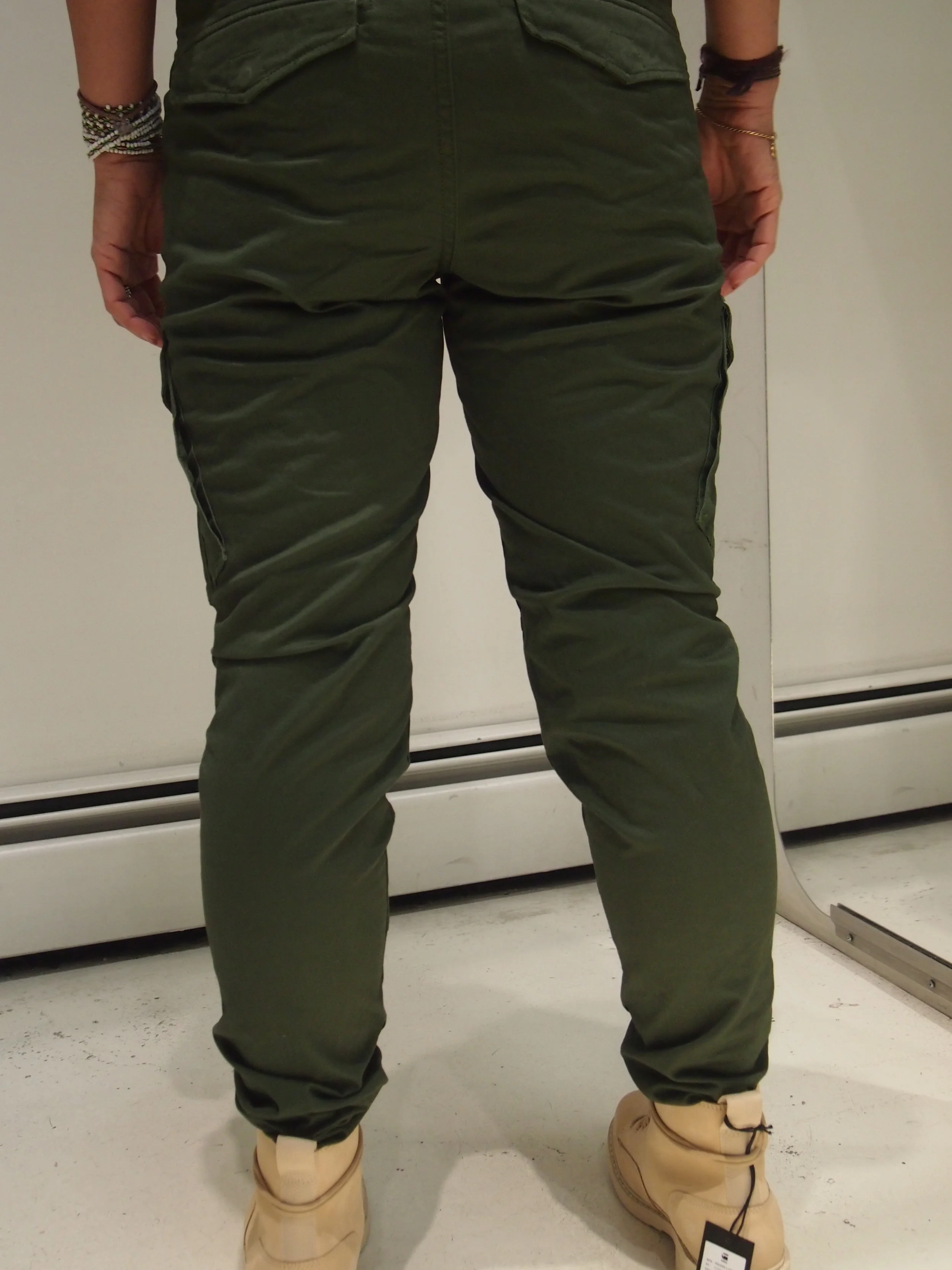 rovic mid waist skinny cargo pant