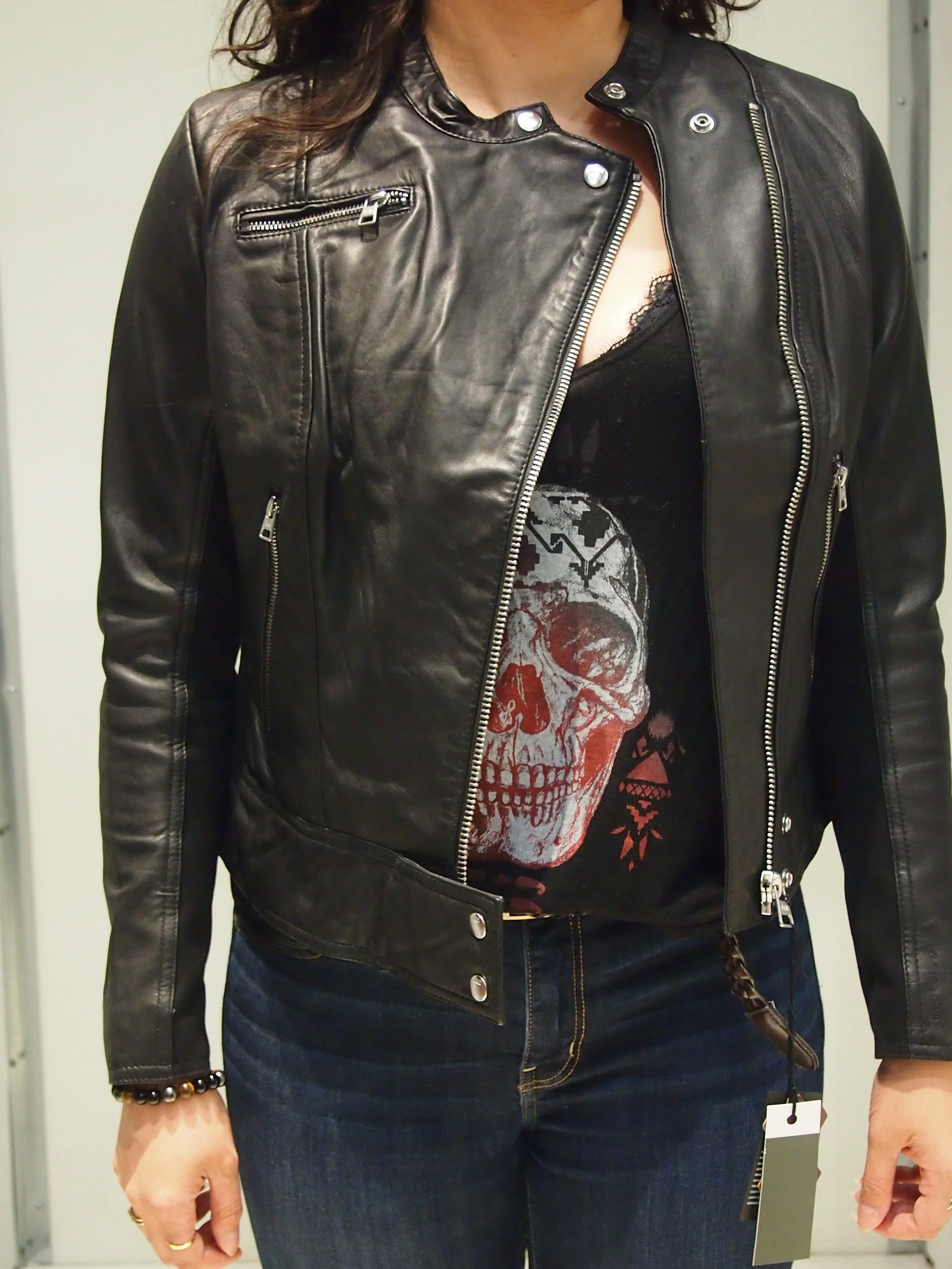G-Star Raw Gluon Biker Slim Leather 