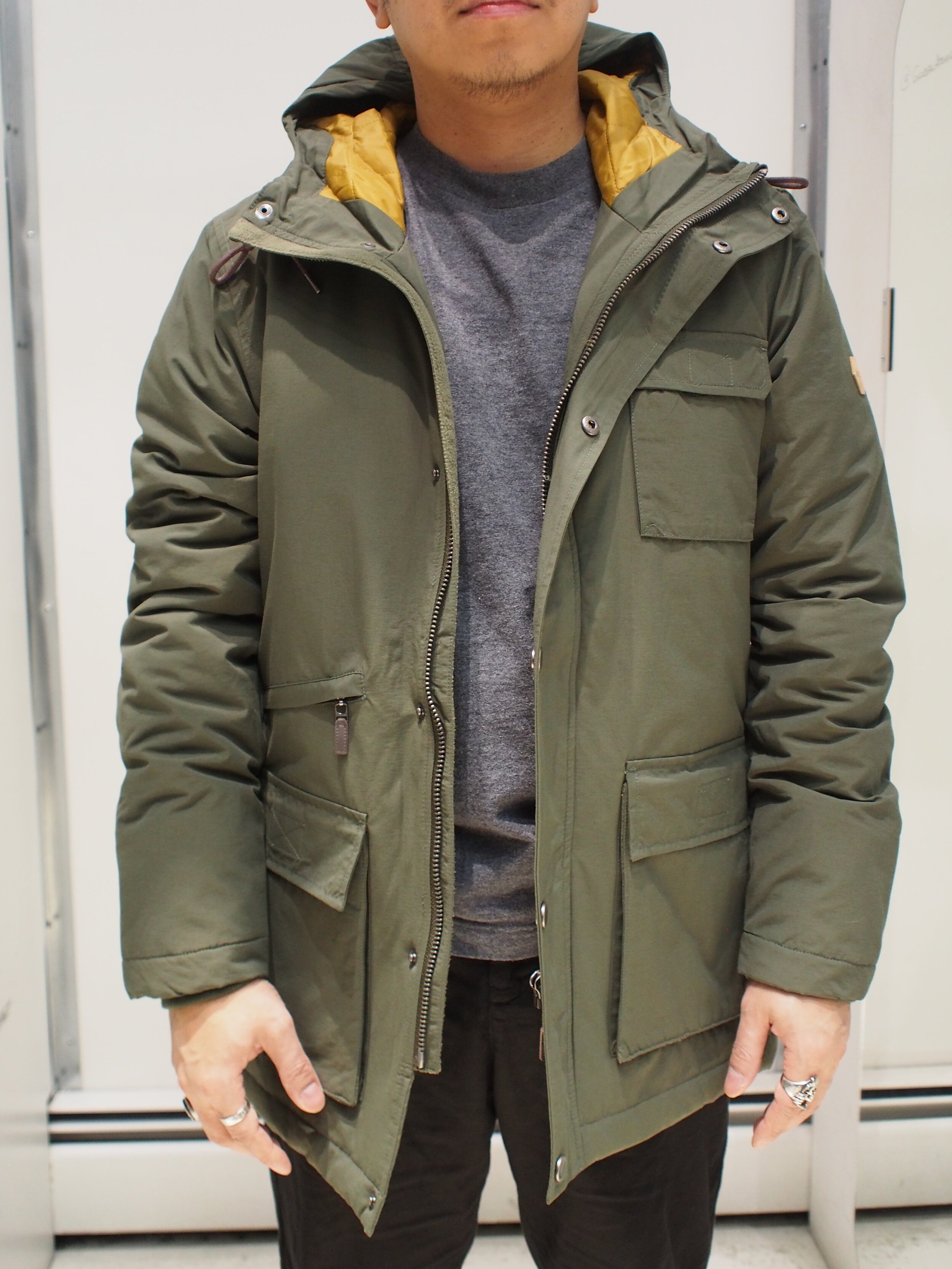 utilitarian hooded bomber jacket