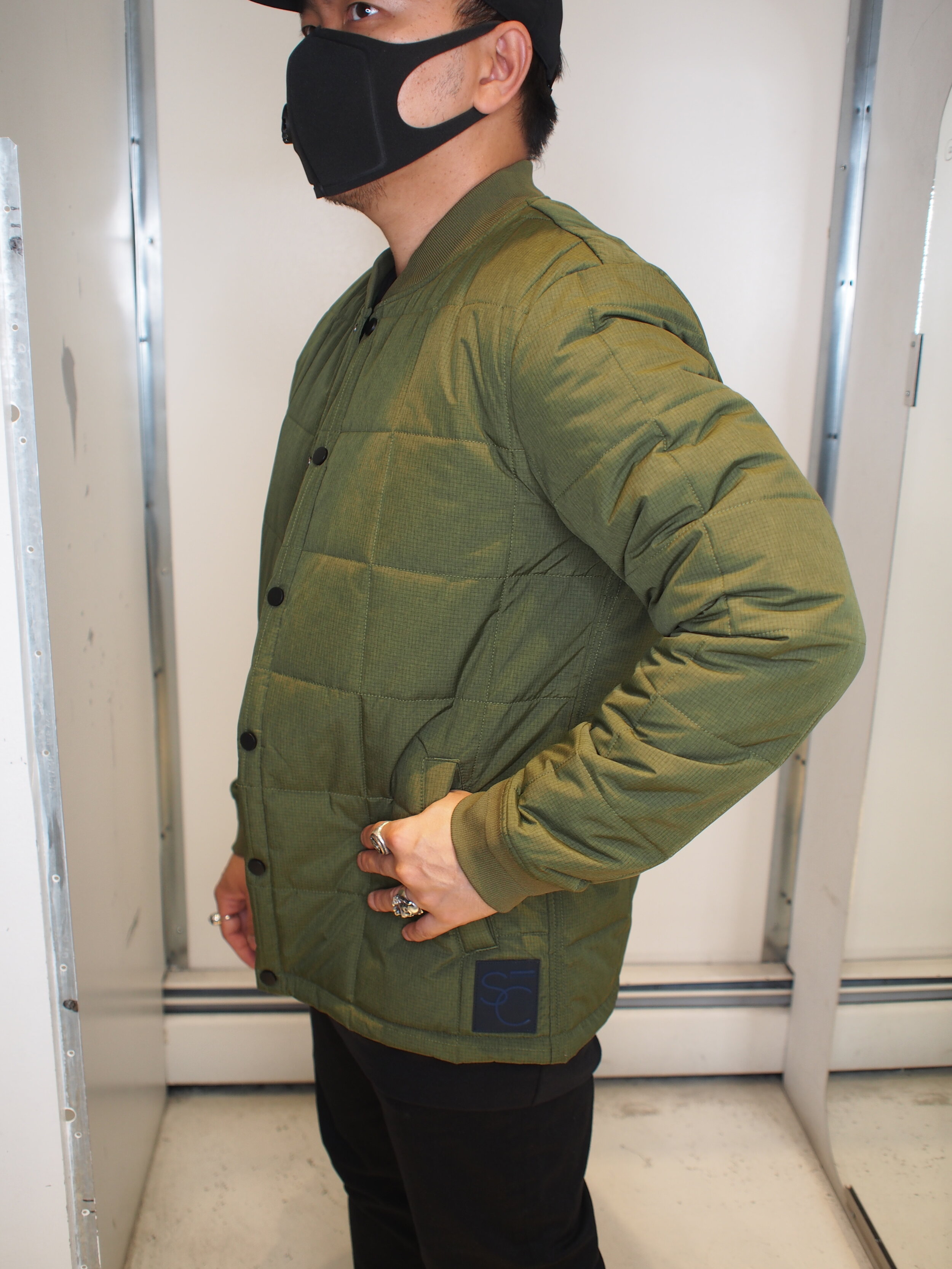 Scotch & Soda lightweight quilted bomber jacket - Army — global atomic  designs inc