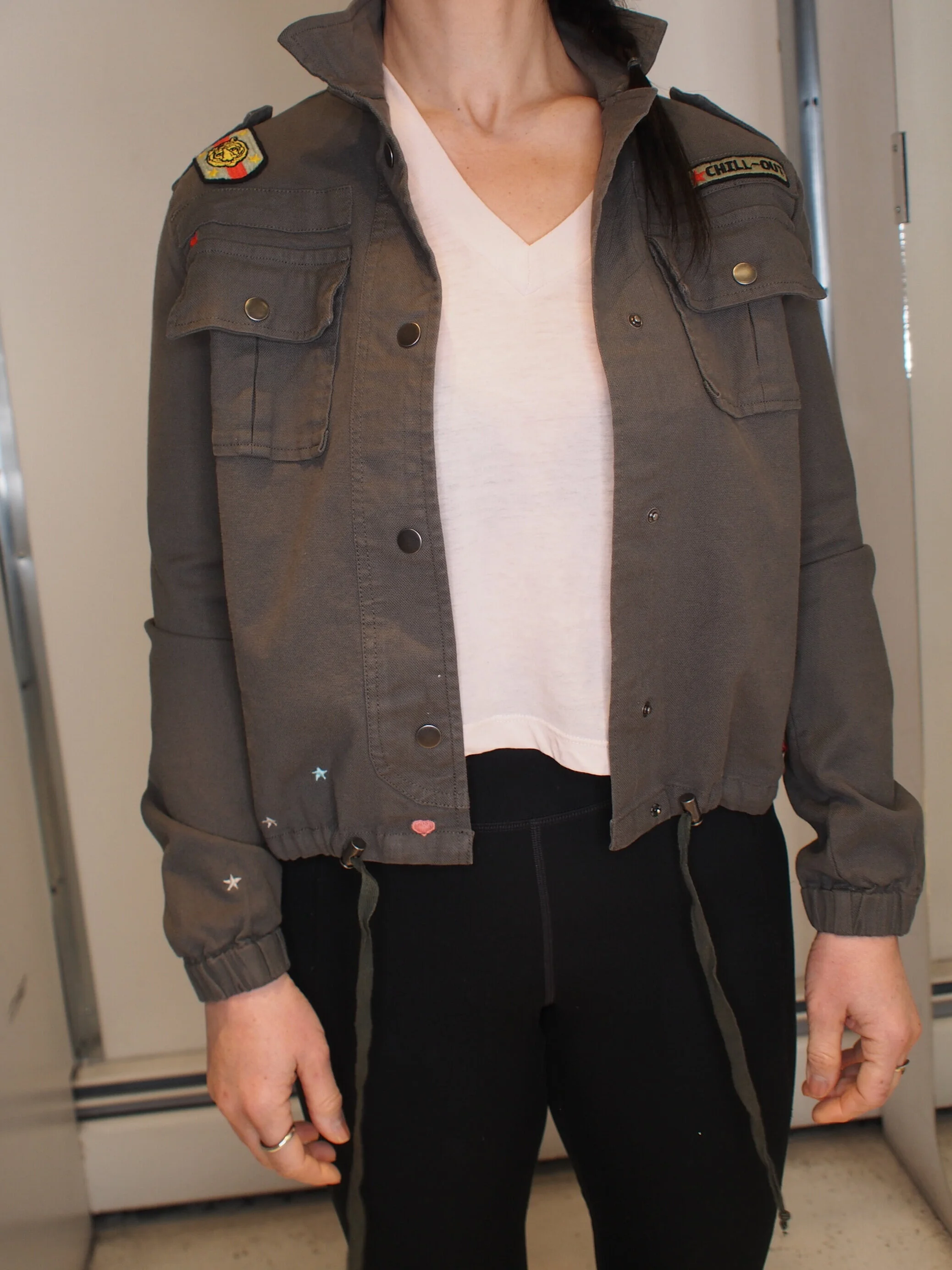 canvas military jacket