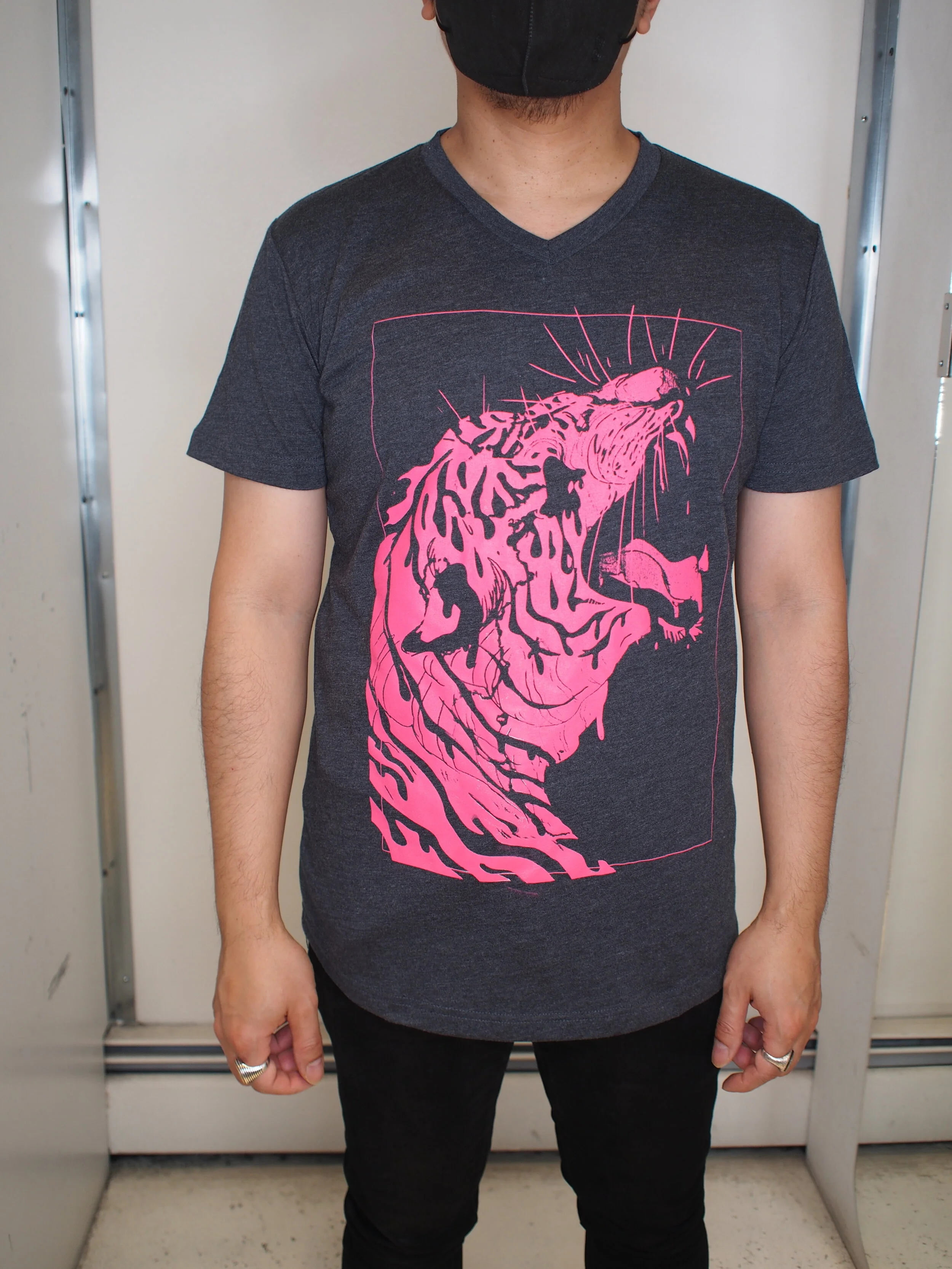 Le Fonce Cloth "Crying Tiger" uni s/s t-shirt
