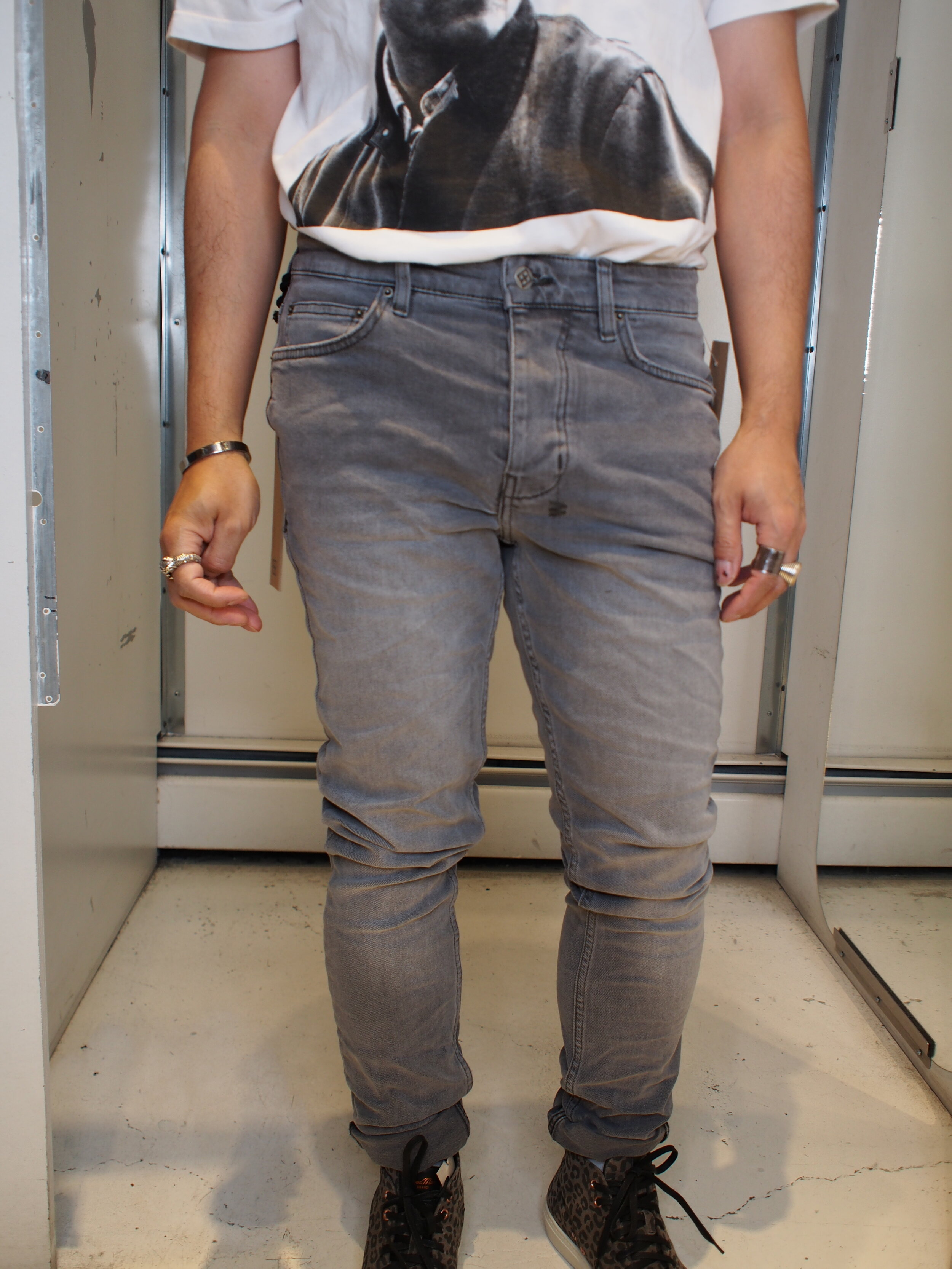 KSUBI Chitch Prodigy Washed Grey slim tapered jeans — global atomic designs  inc