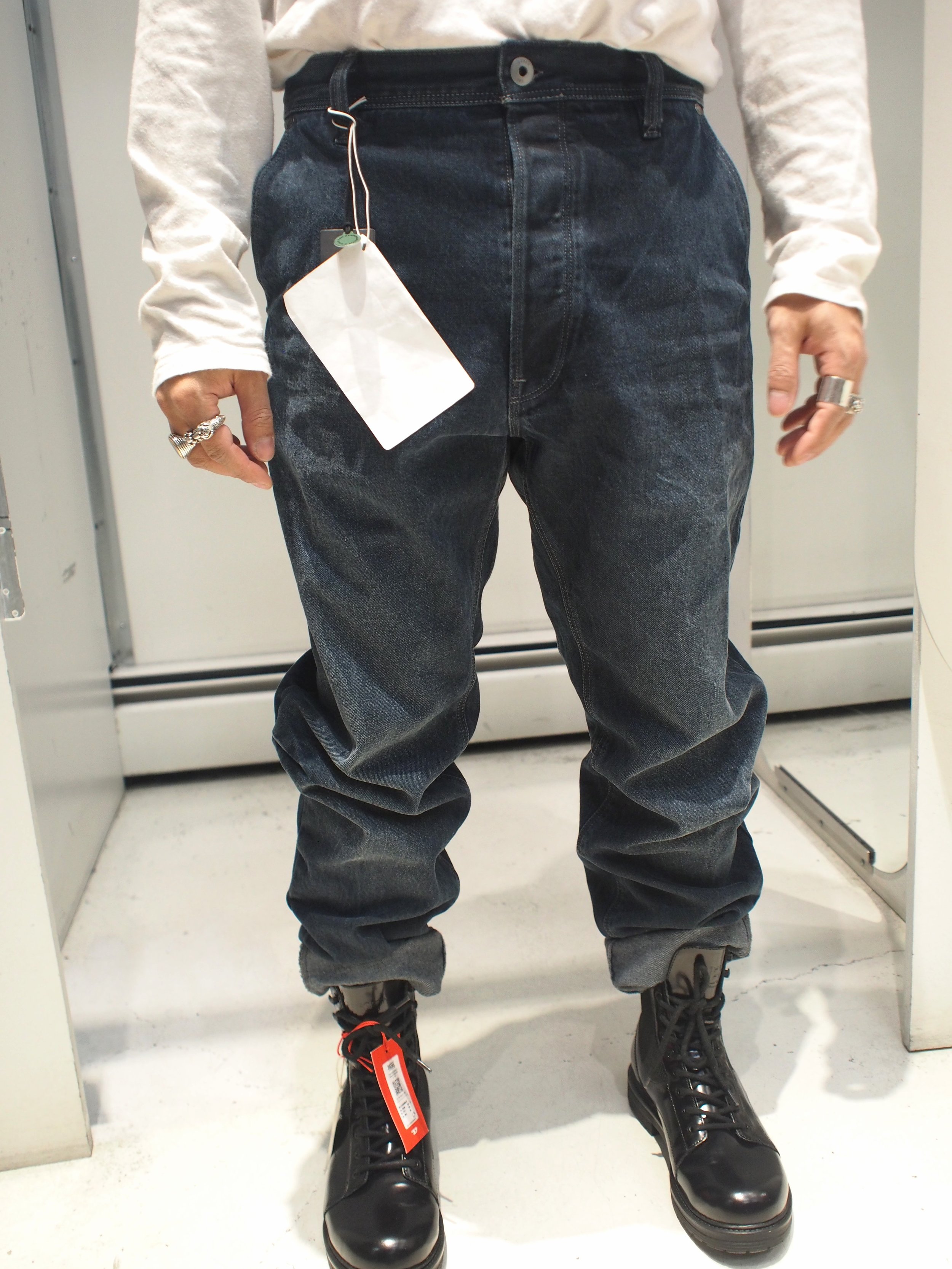 Indigo Teal global Relaxed inc Worn — Tapered atomic Raw Grip 3D Deep designs - in Jeans G-Star