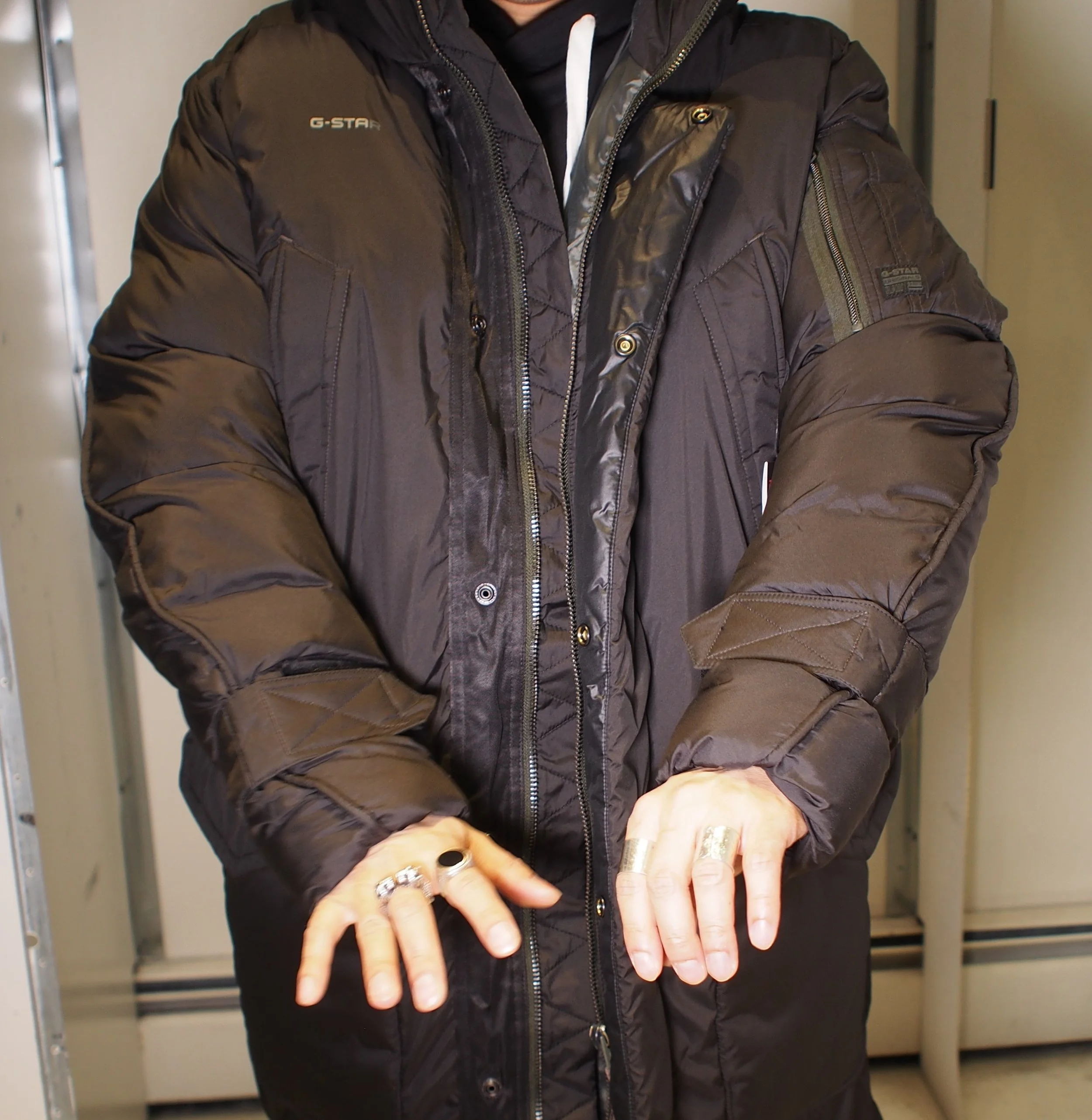 G-Star Raw Pillow Whistler Hooded XL Parka - Dark Black — GLOBAL