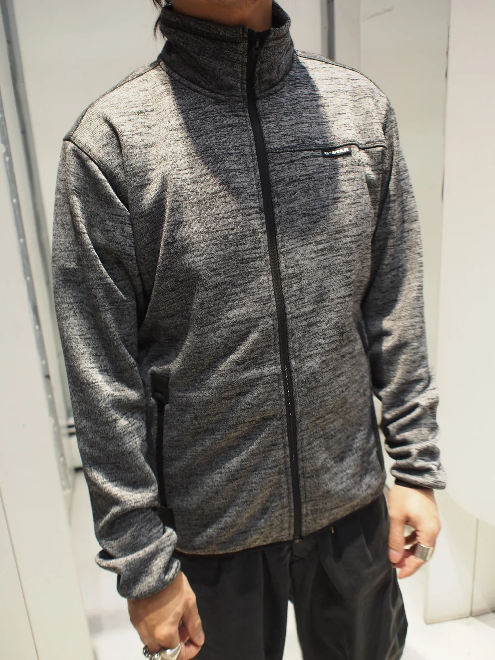 G-Star Raw Archive Vest zip through hooded sweat jacket - Dark