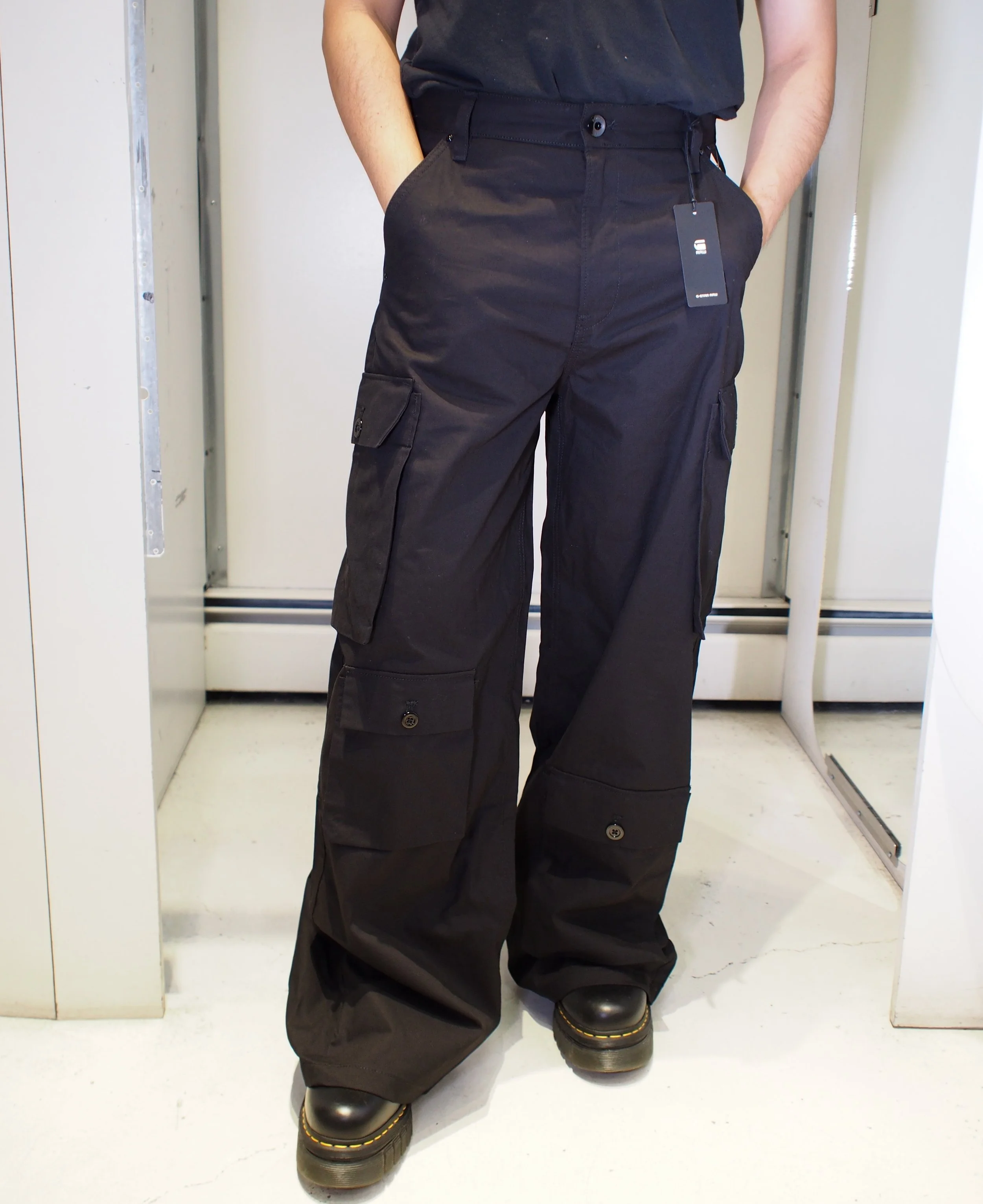 G-Star Raw Mega Cargo Wide Pants Combat Bitt Canvas Recycled