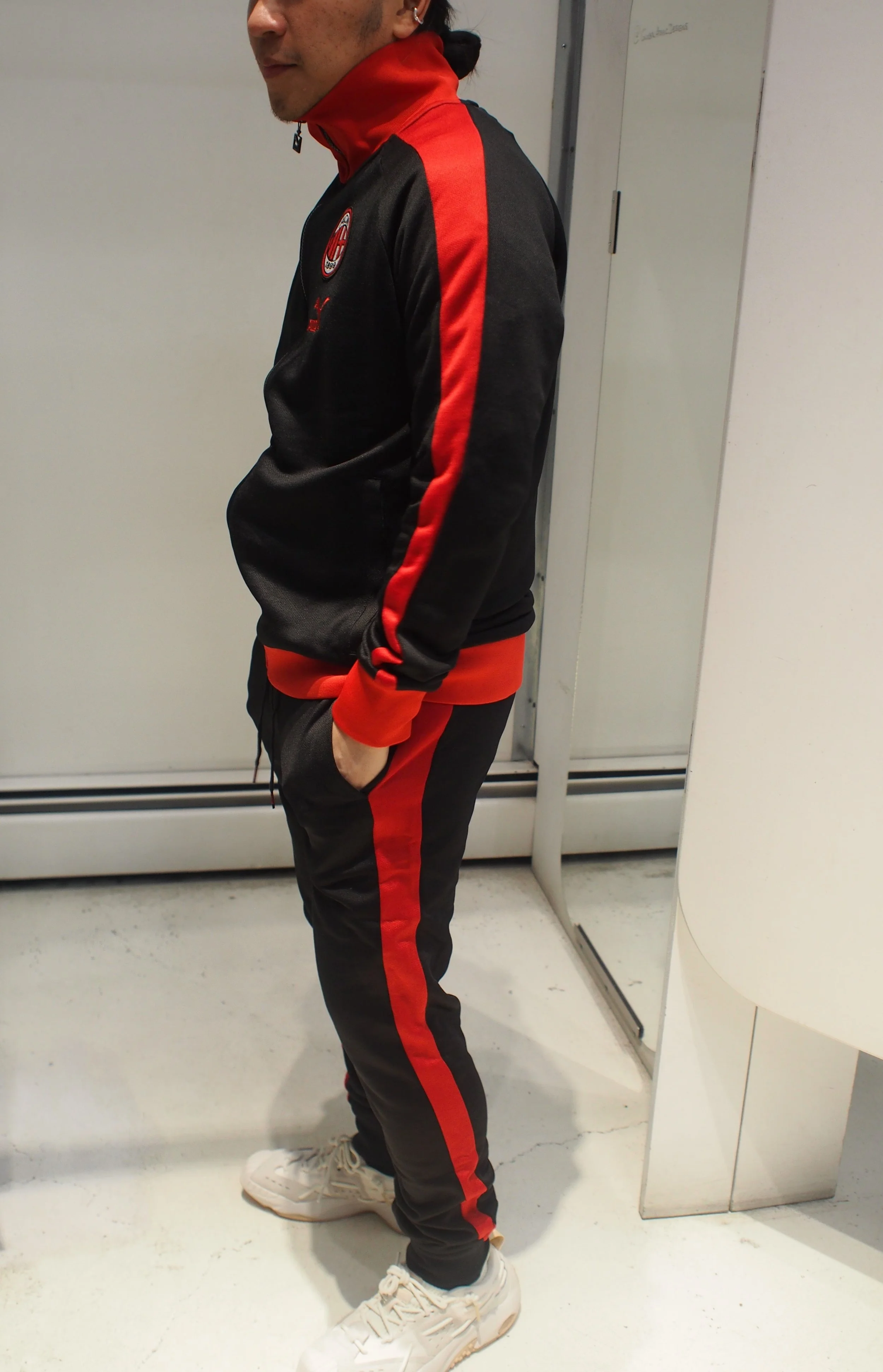 PUMA x AC Milan T7 Heritage track jacket (co-ord) - Black