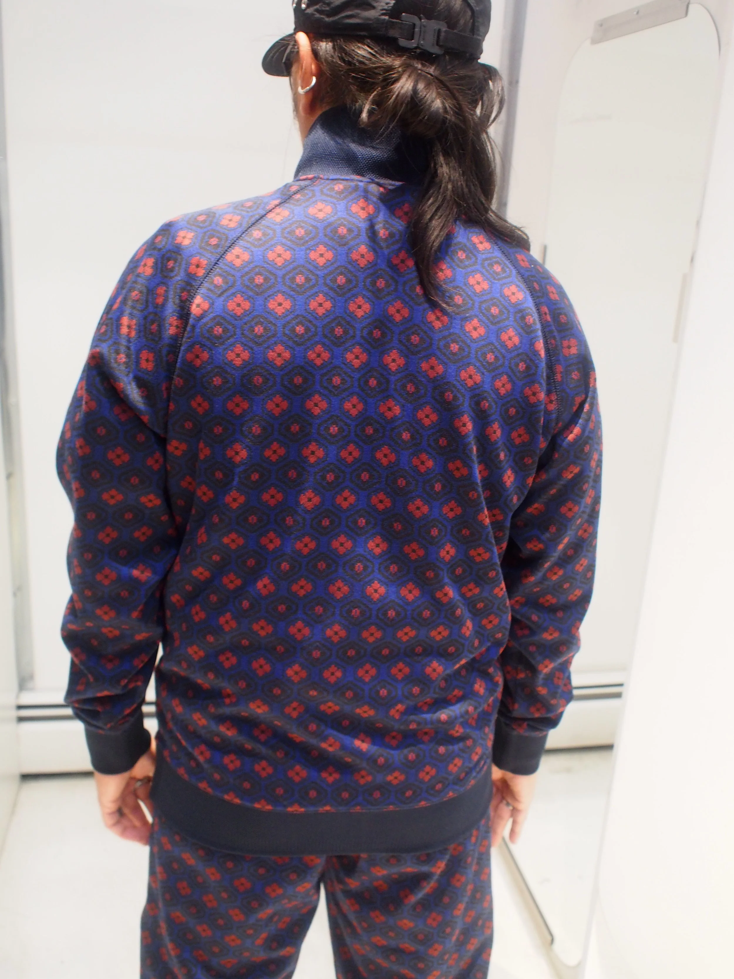 Scotch & Soda Geometric Jacquard zip through track top (co-ord