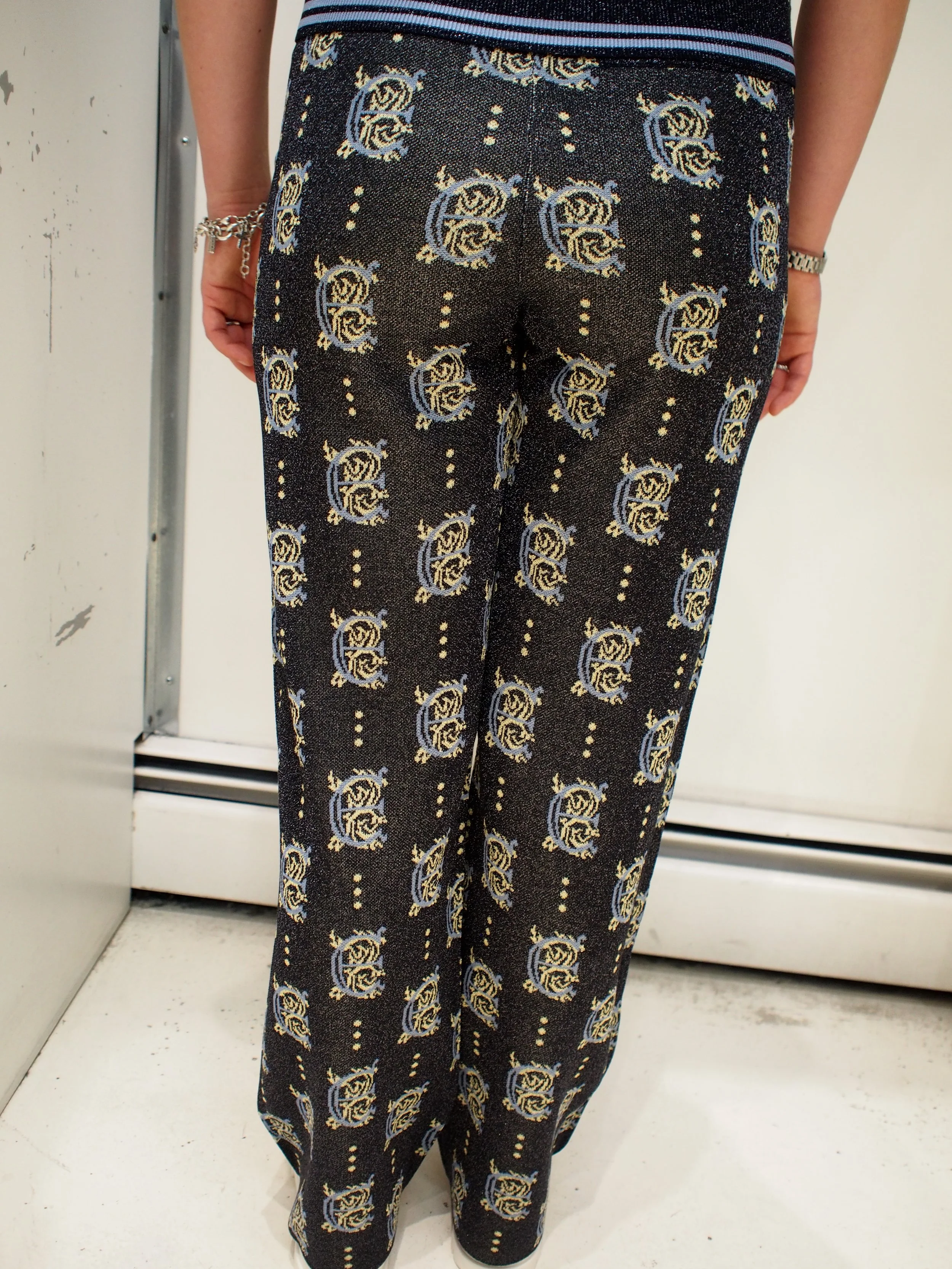 Scotch & Soda Monogram Jacquard Knitted top and matching