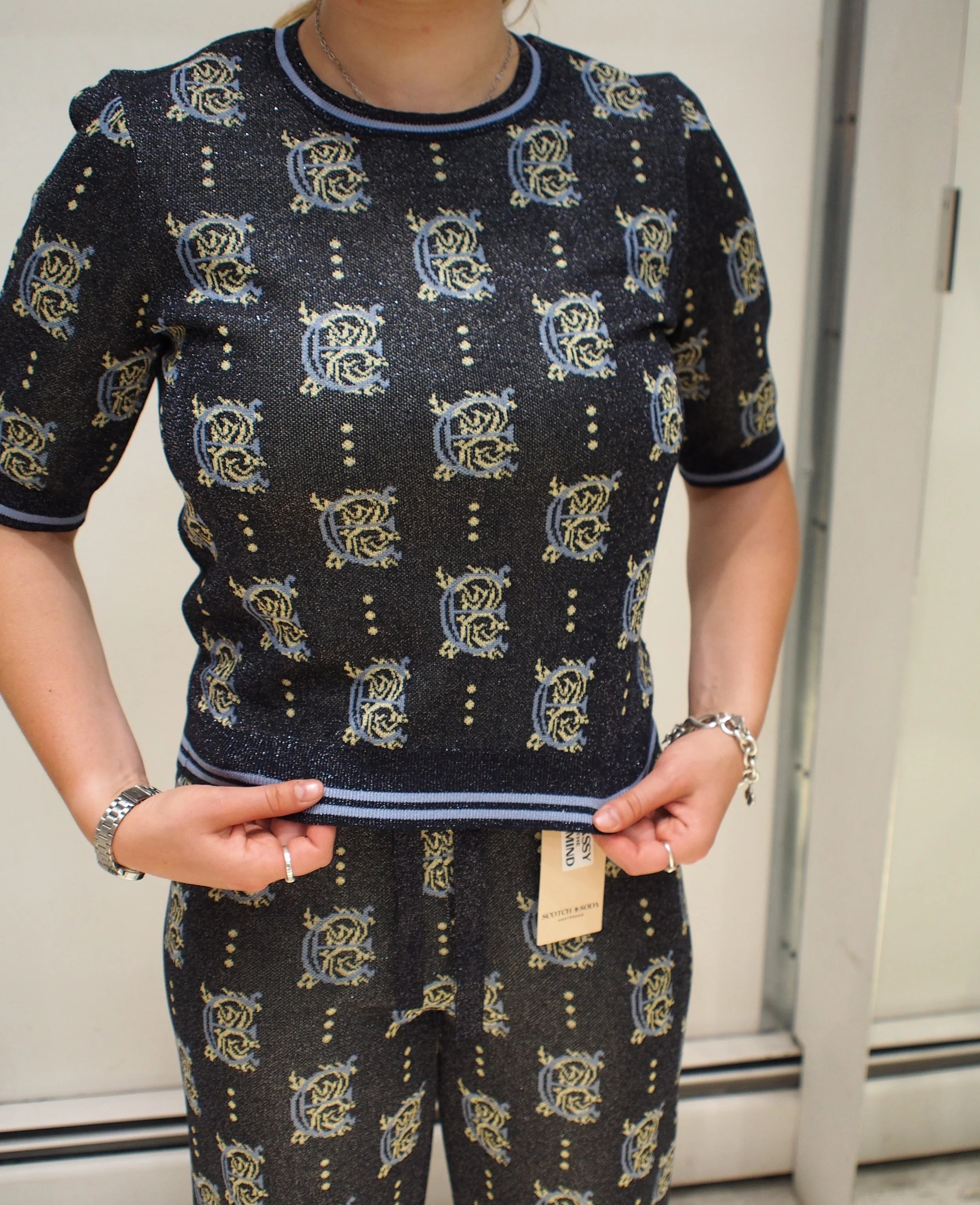 トップス atlast&co JAQUARD KNIT 38 atlast&co JAQUARD KNIT 38