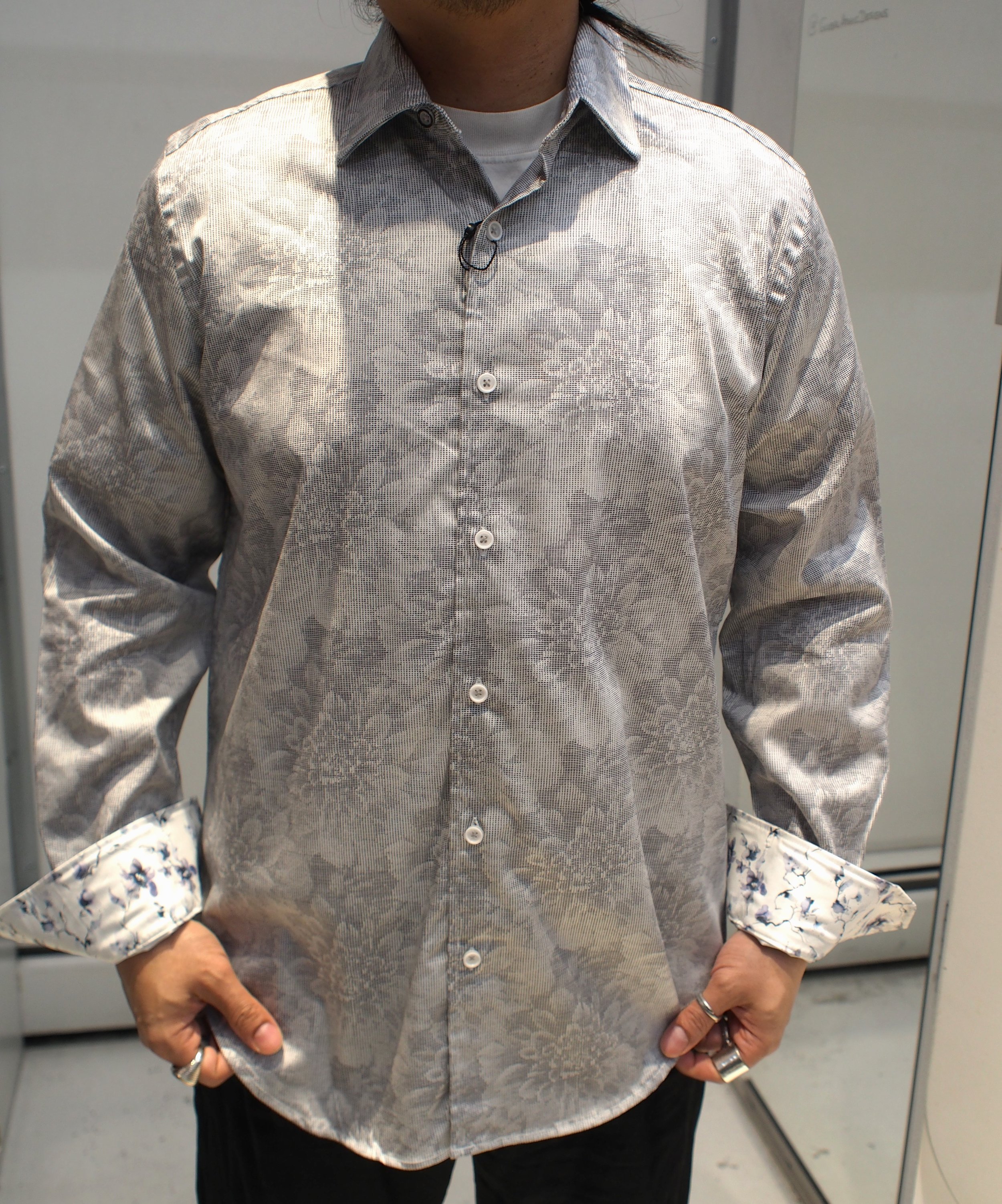 Robert Graham Lexington Pixel floral print l/s shirt