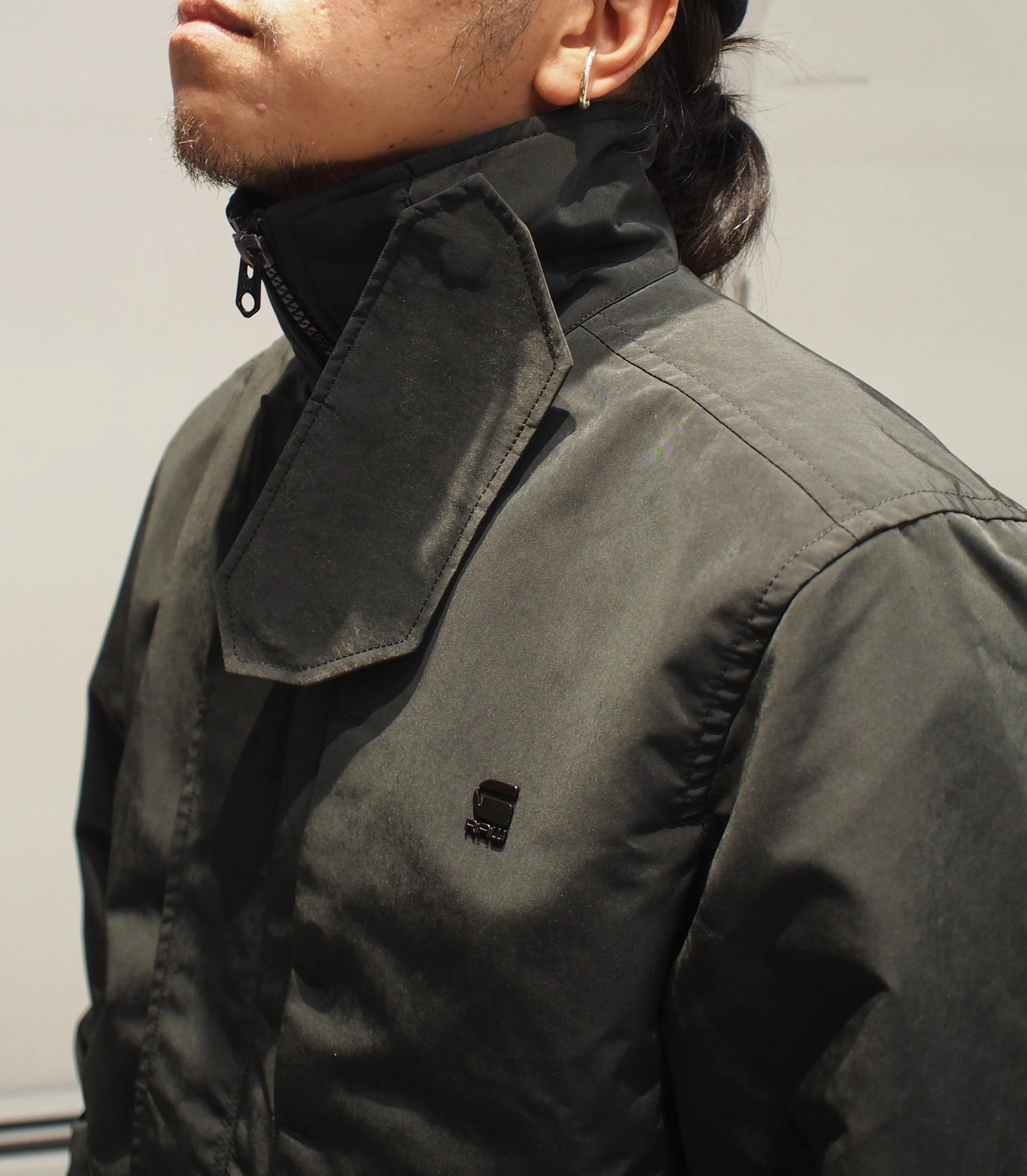 ジャケット・アウター G-STAR RAW GARBER SERVICE TRENCH G-Star Raw New Garber Trench - Black/GS Grey — GLOBAL ATOMIC