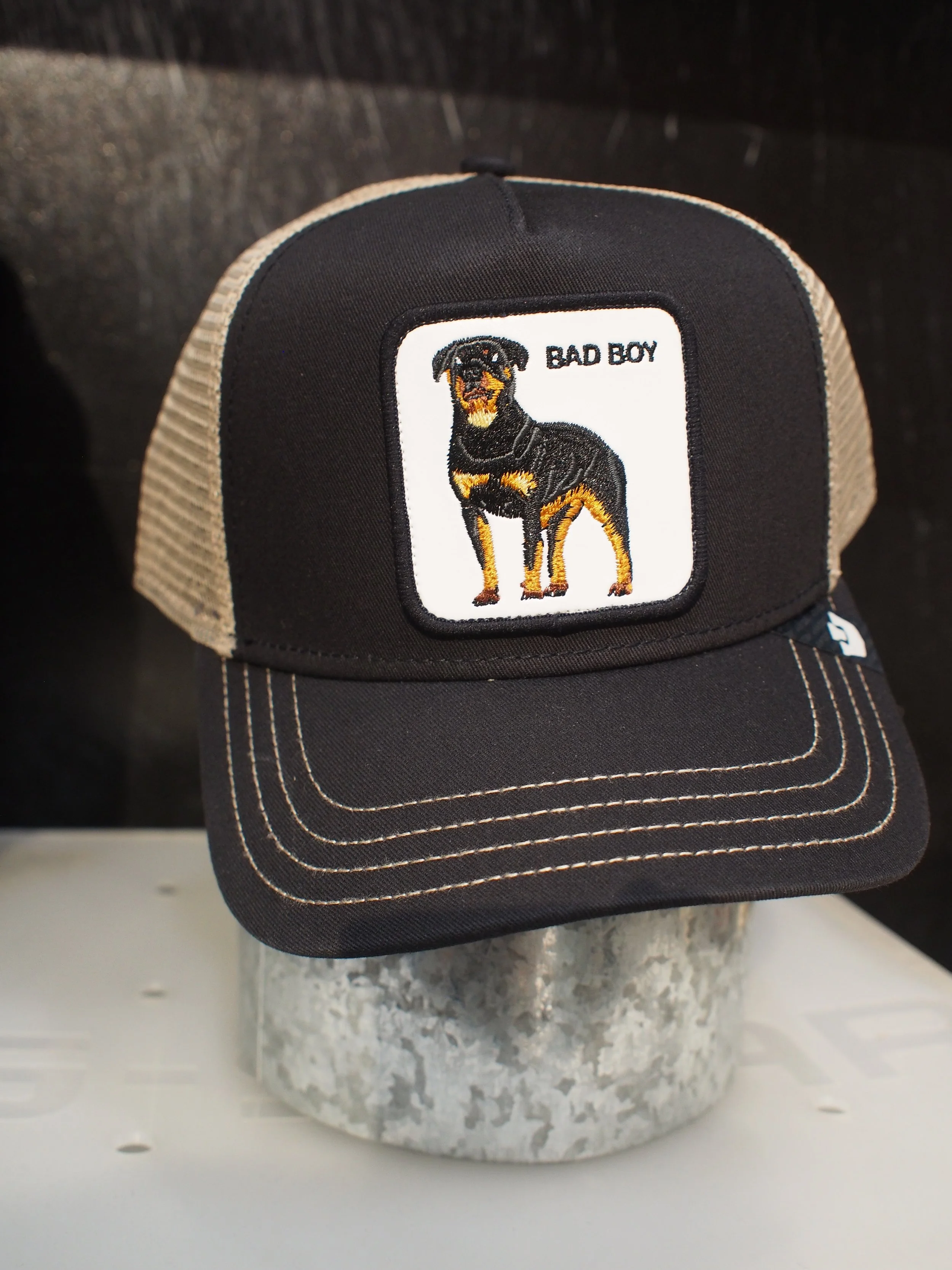 Goorin Bros "Bad Boy" rottweiler trucker hat - Various colours