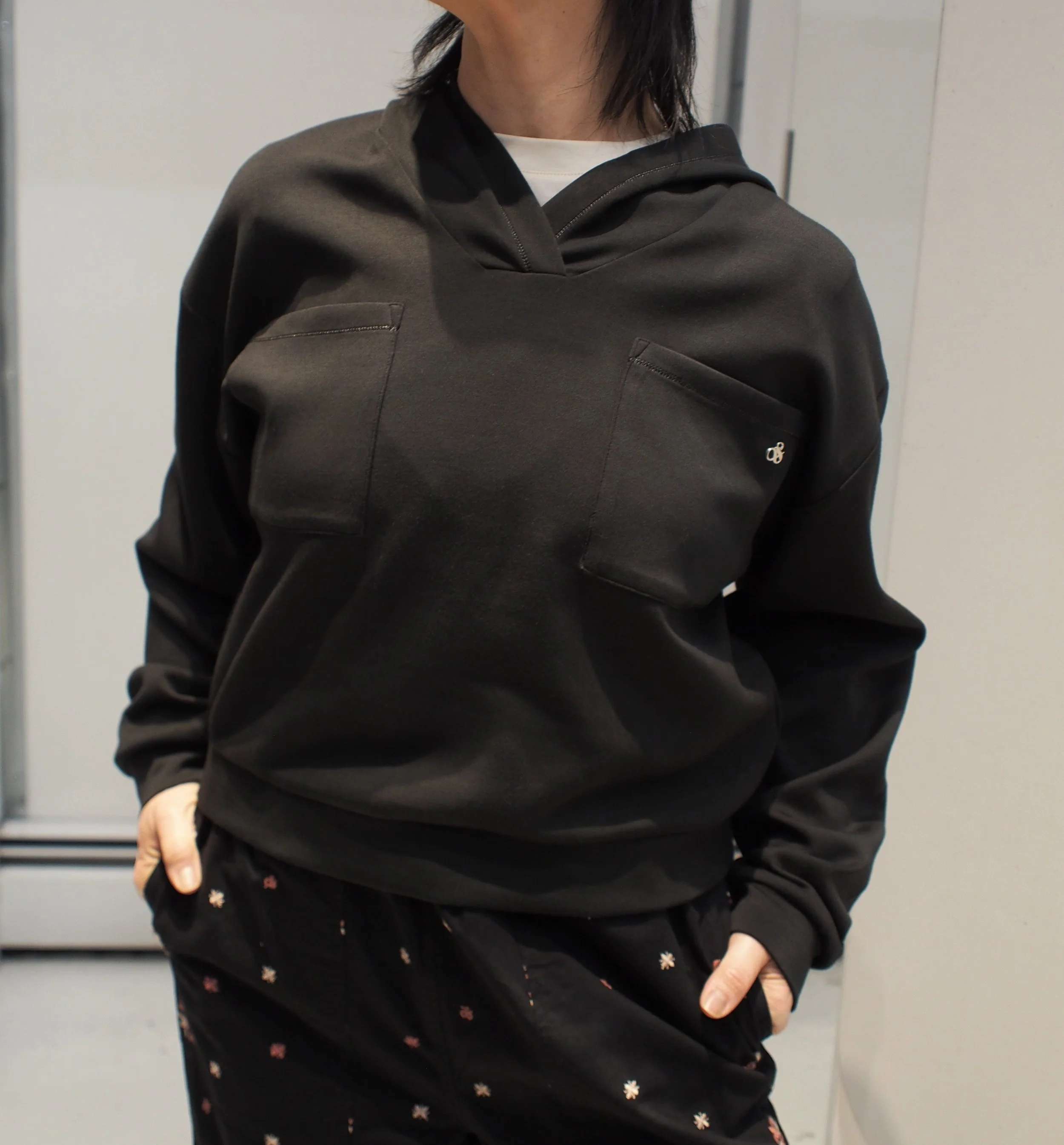 Scotch & Soda Relaxed fit Modal hoodie - Meteorite
