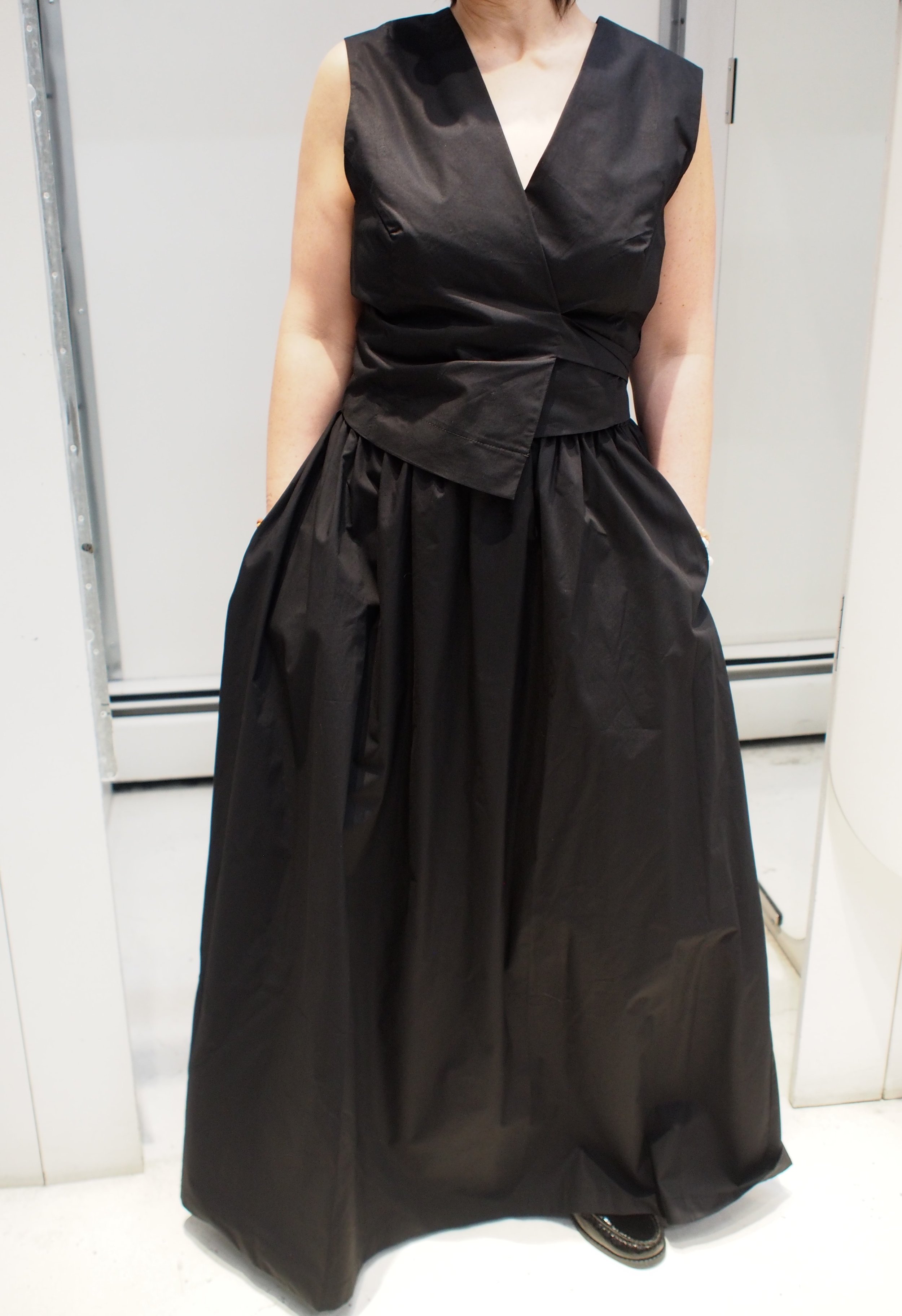 Lotus Eaters SAMYA parachute skirt & co-ord GICKIE sleeveless vest top