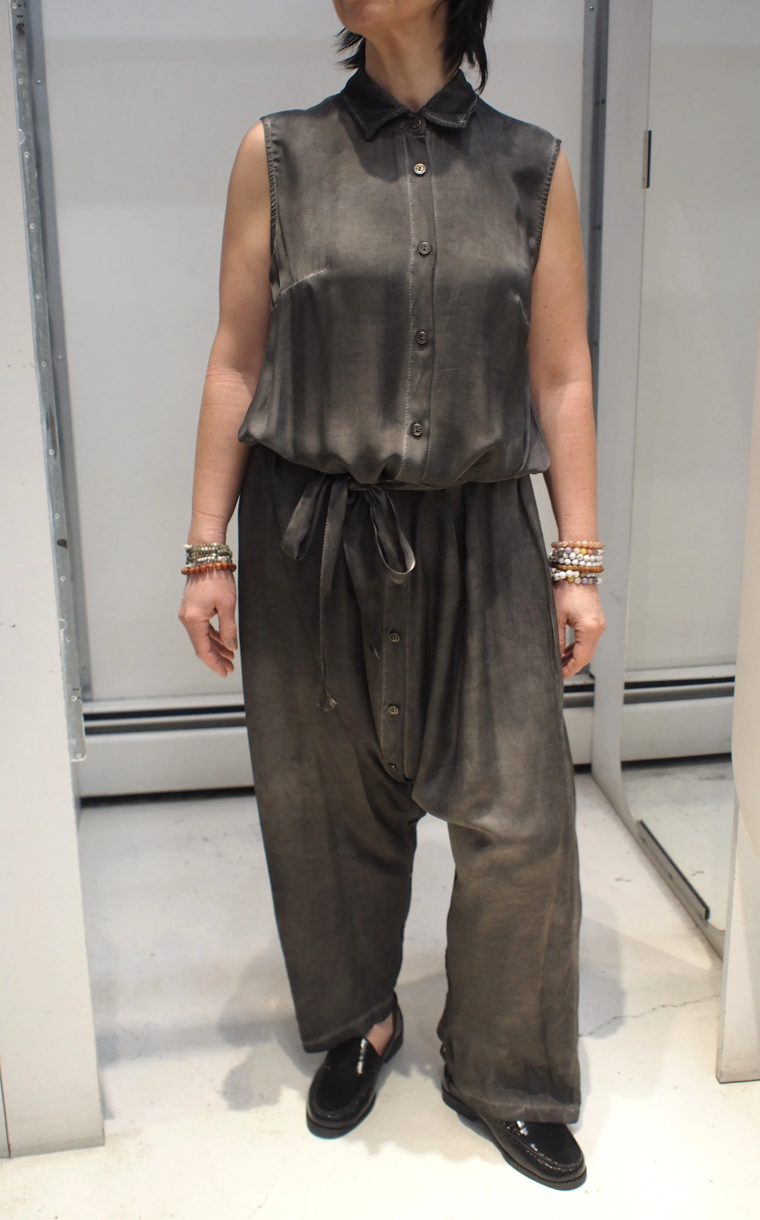 La Haine Inside Us 4B Multifunctional overdyed jumpsuit/dress