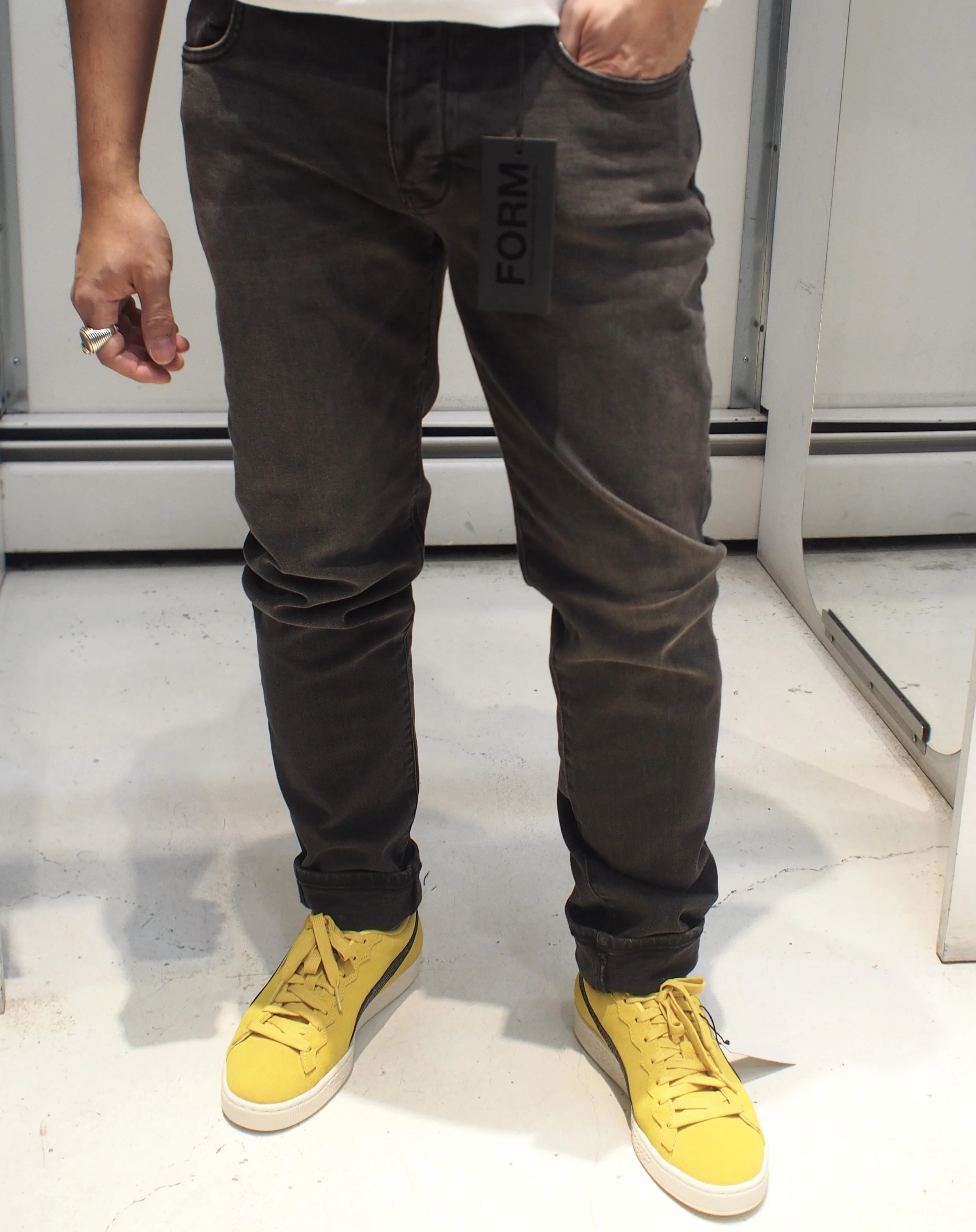 NEUW Denim the Lou Slim Straight Jeans - Moonshake