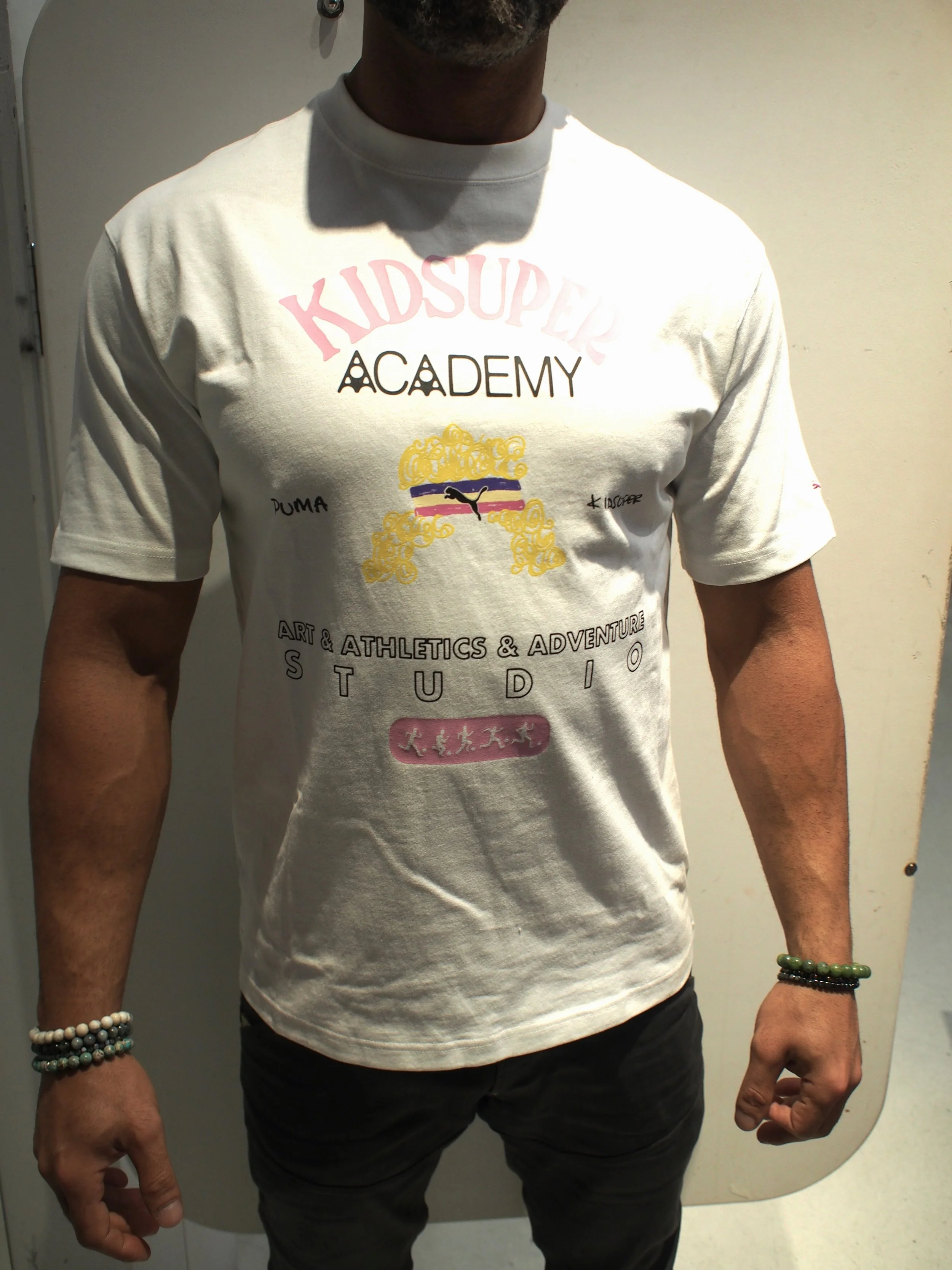 PUMA x KidSuper Academy Graphic Tee - Puma White