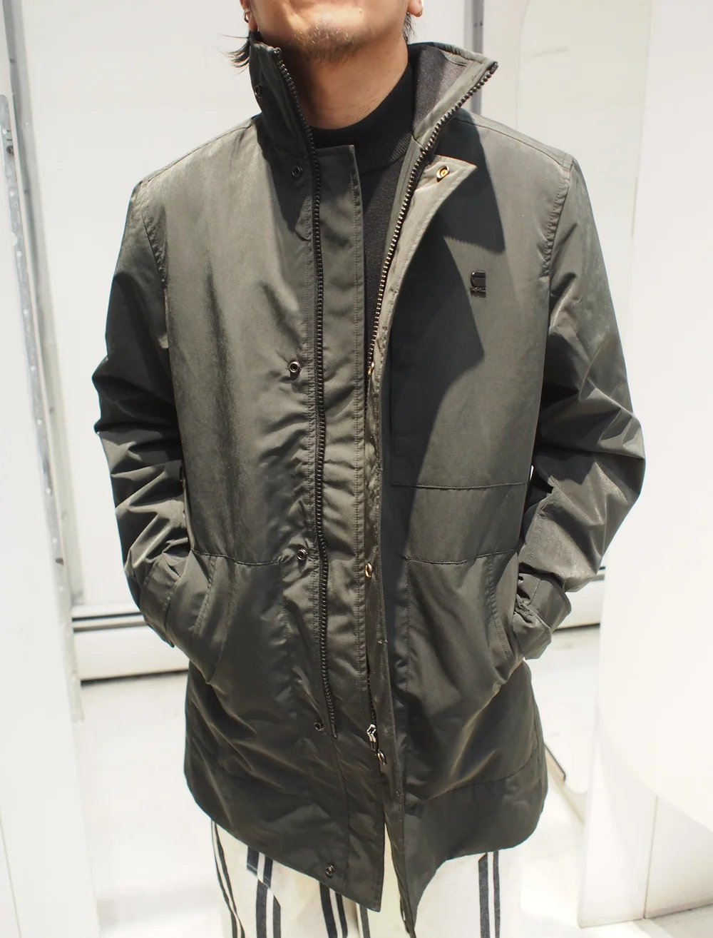 G-Star Raw Archive Vest zip through hooded sweat jacket - Dark