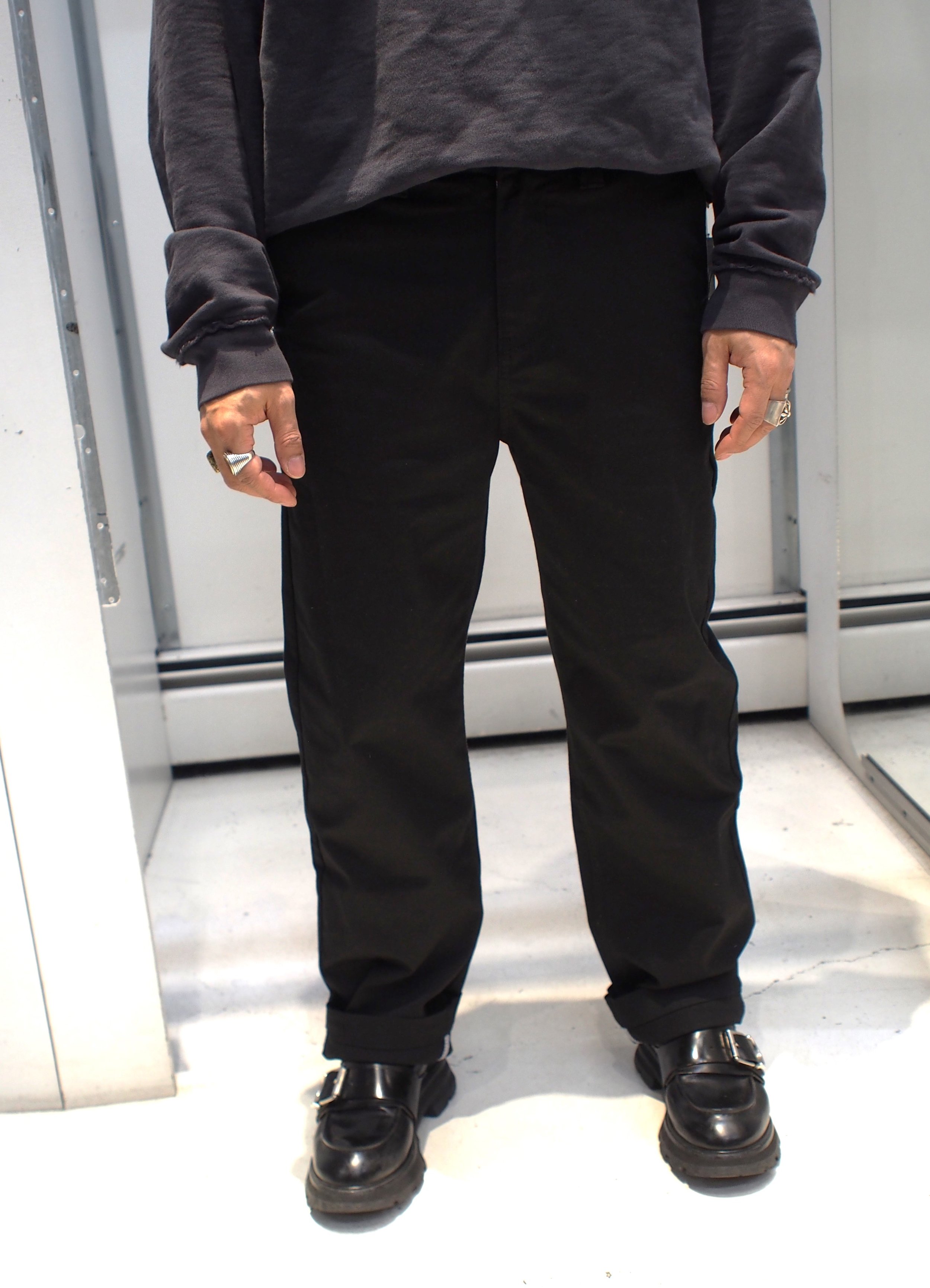 KATIN The Clark straight leg work chino pants - Black