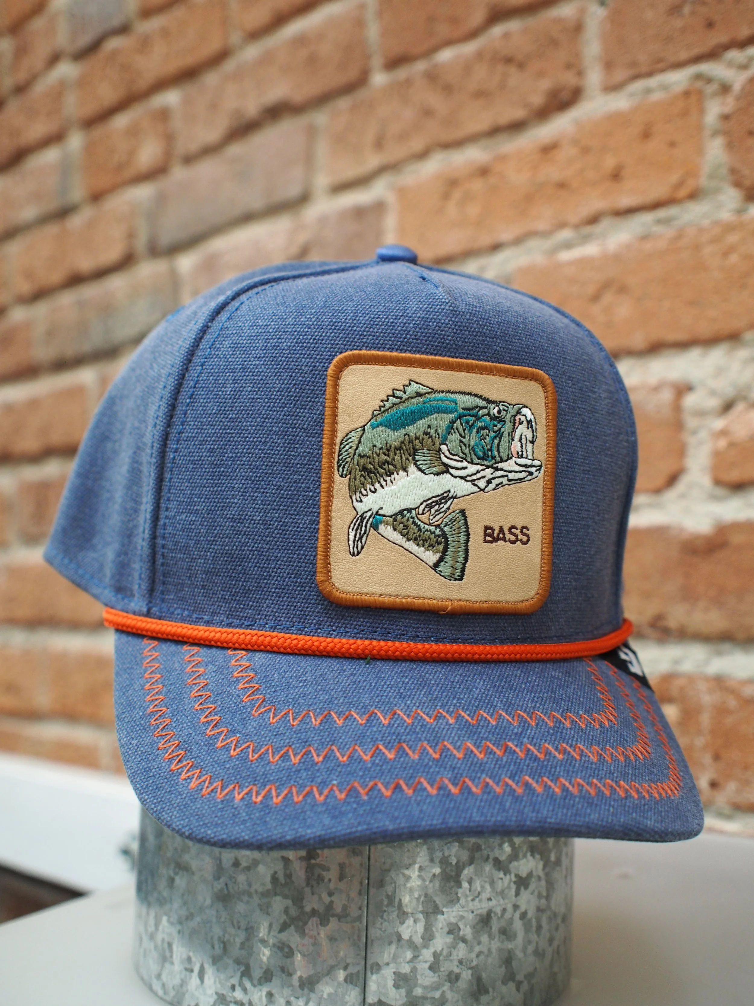 Goorin Bros Big Ass Duck "BASS" denim baseball hat