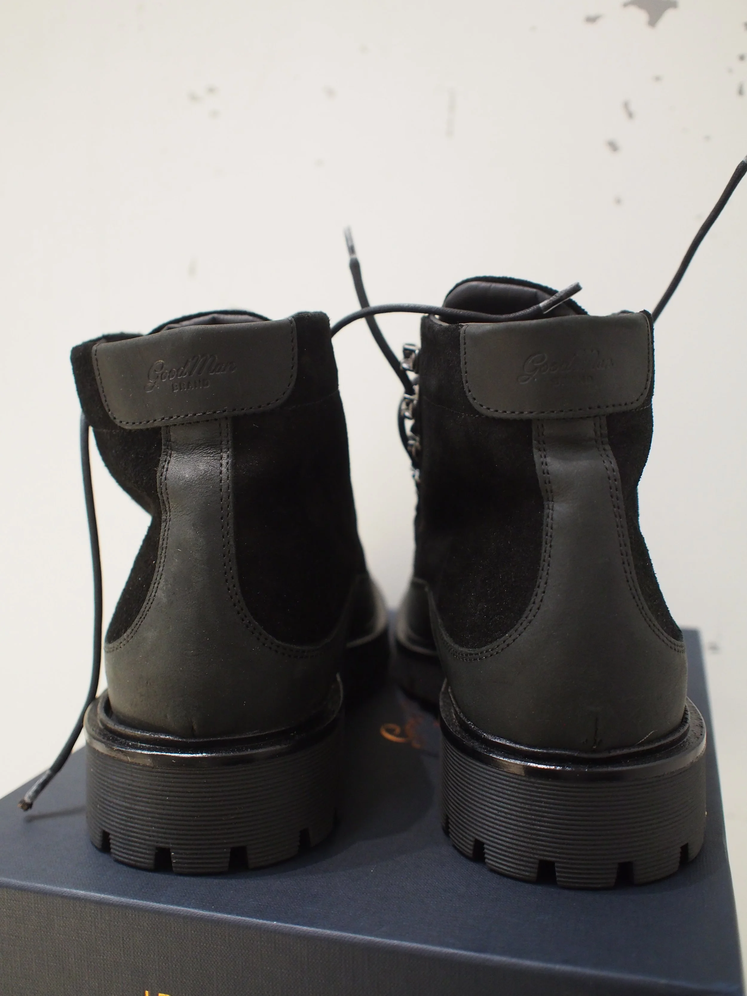 NWB Good Man Italian leather &Suede Boot Size 10.5 Good Man Brand Suede & Leather Hiking Boots - Moro Brown or  main image 3