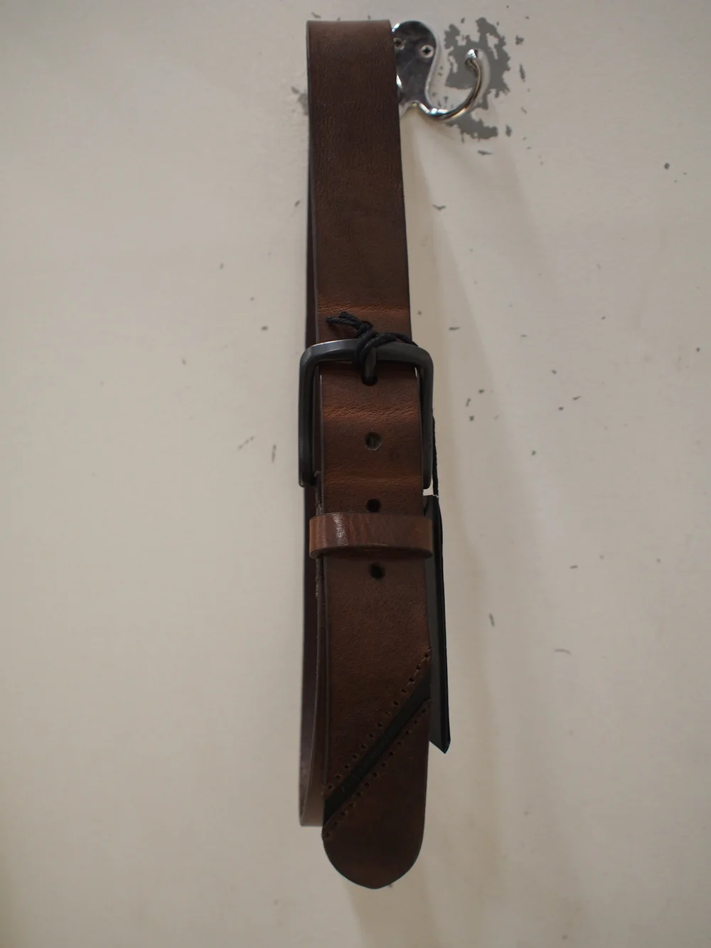 小物 Diesel belt Diesel B-Stik Leather Belt - Dark Navy — GLOBAL ATOMIC