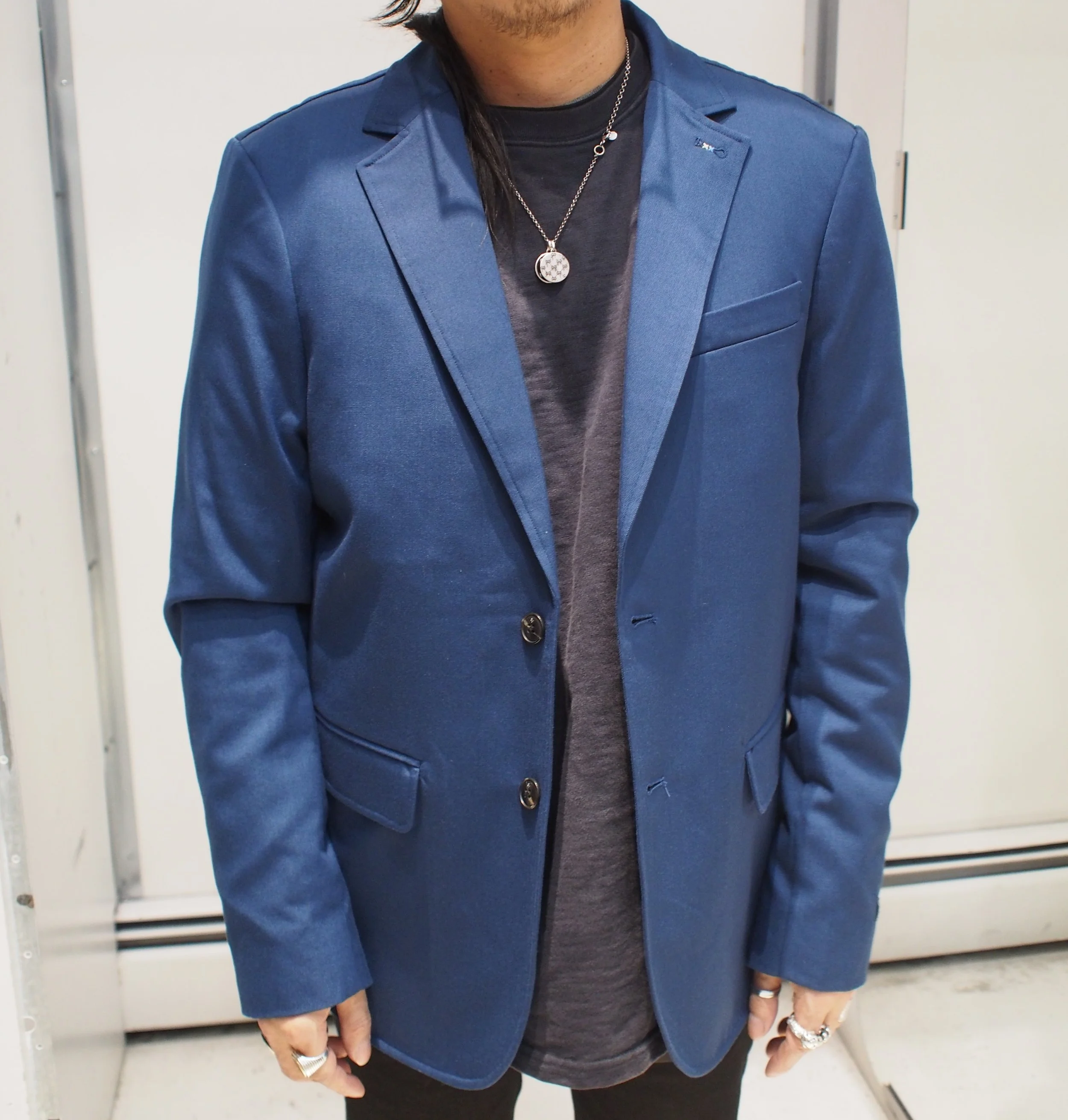 Scotch & Soda Soft Tailored single breasted twill blazer - Atlantic Blue