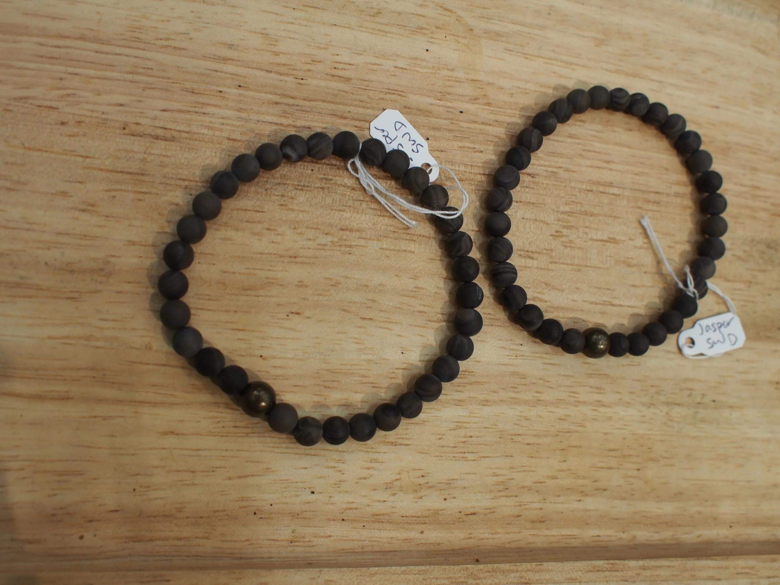 Scandinavia Wolf 6MM Jasper bead bracelet