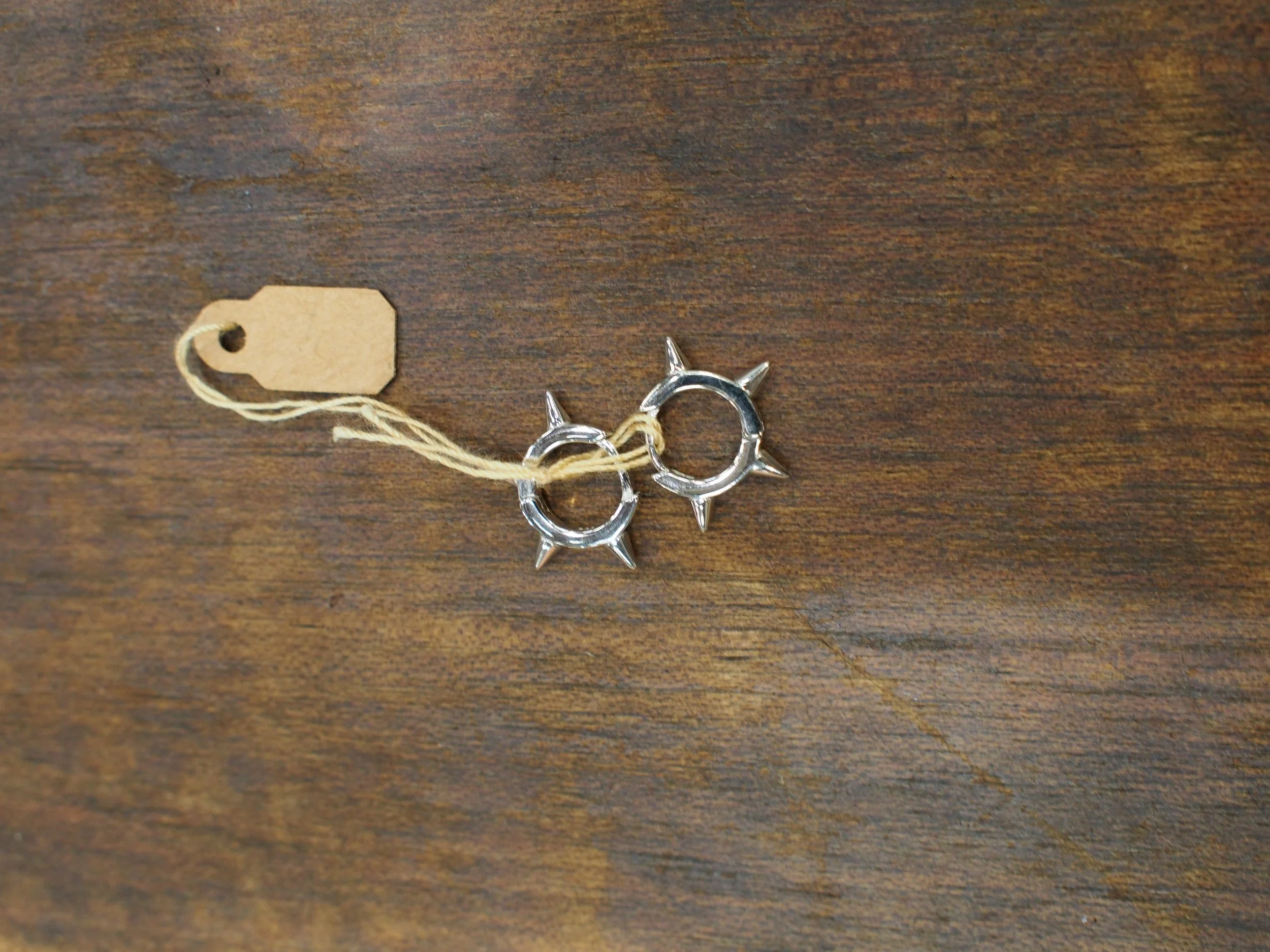 BLACK SOLV Sterling silver Witchspire clickers