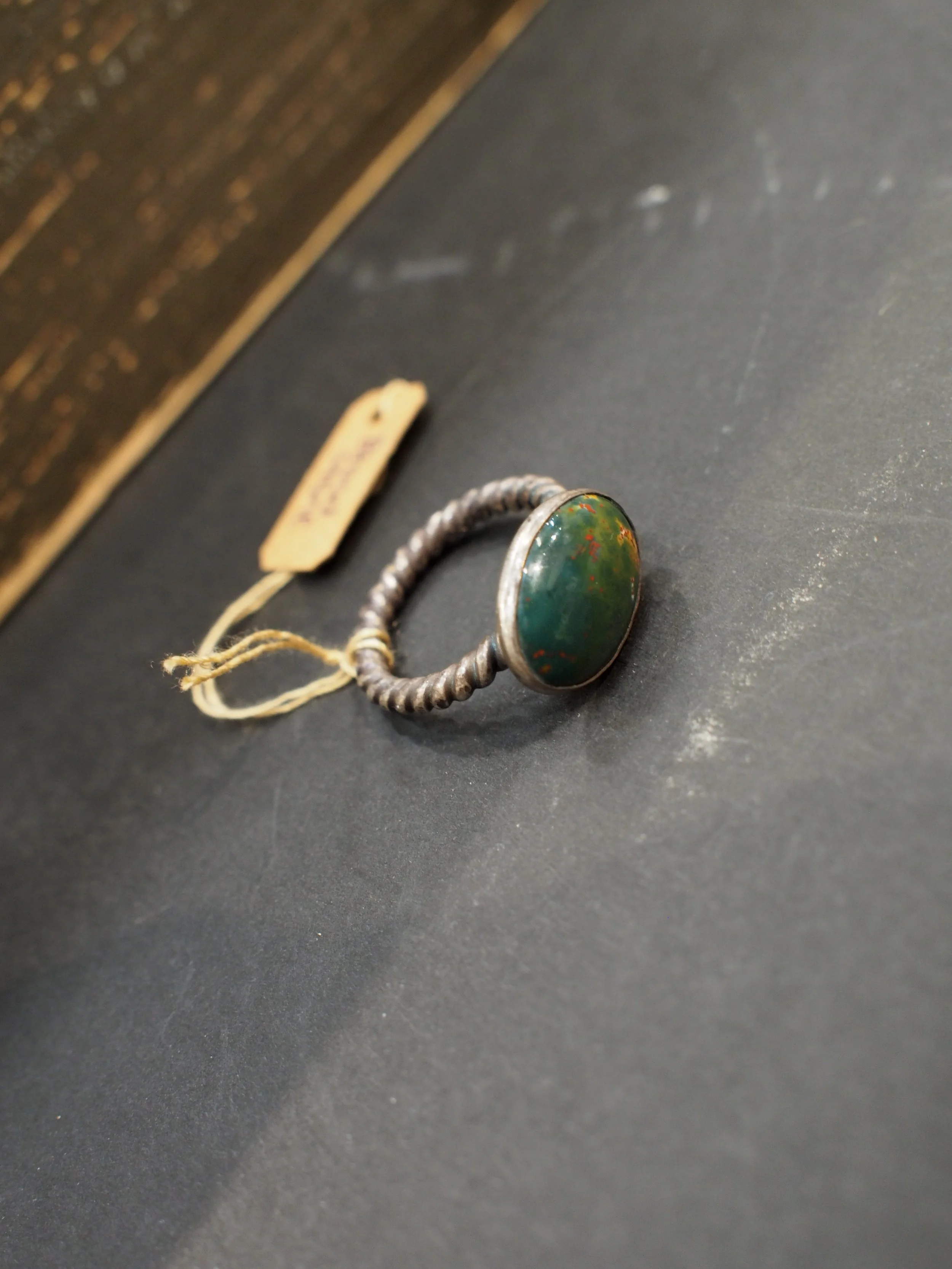 BLACK SOLV Spirit of the Woods silver rope ring