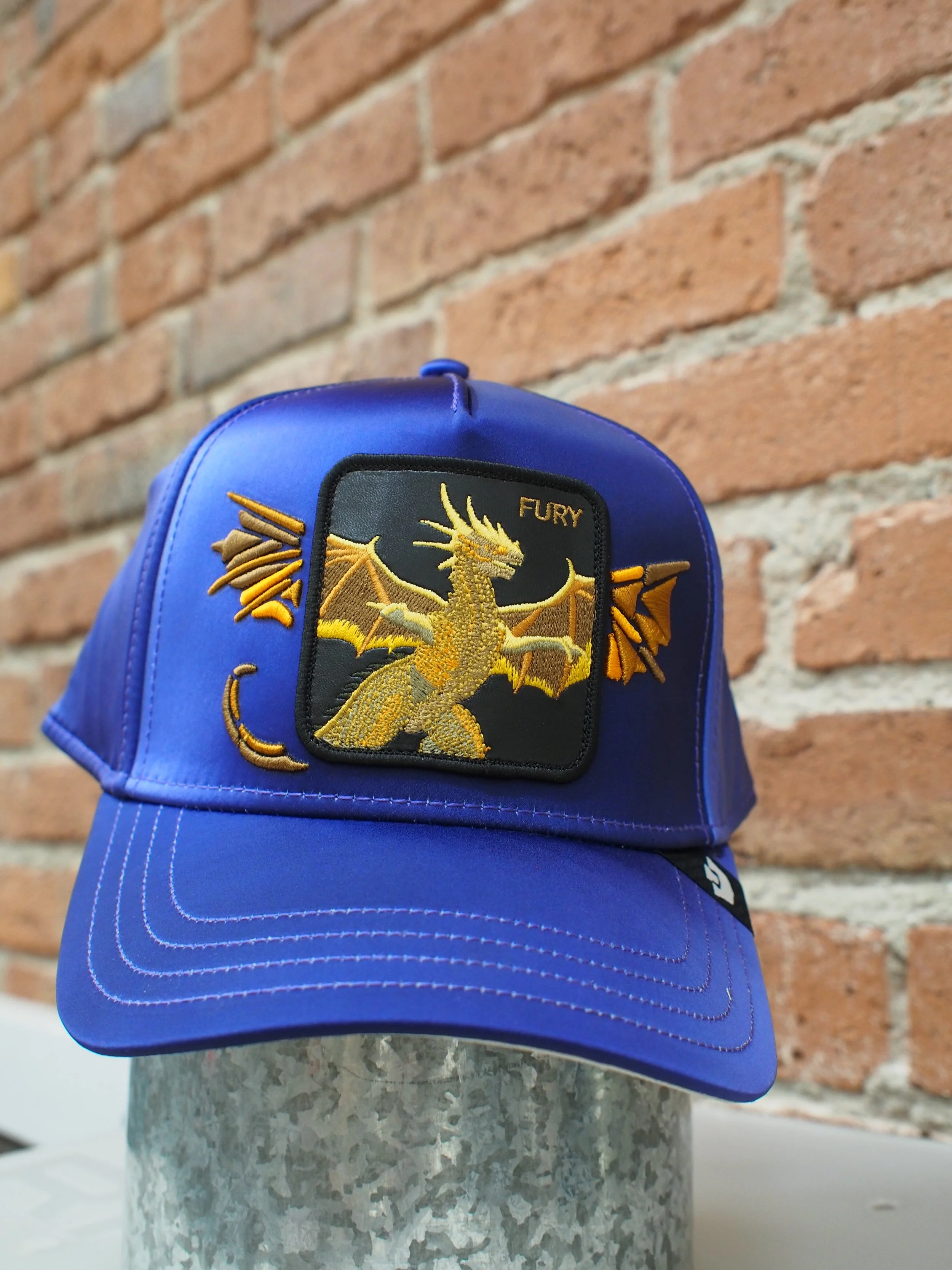 Goorin Bros Hell Hath No Fury satin baseball hat - Galactic