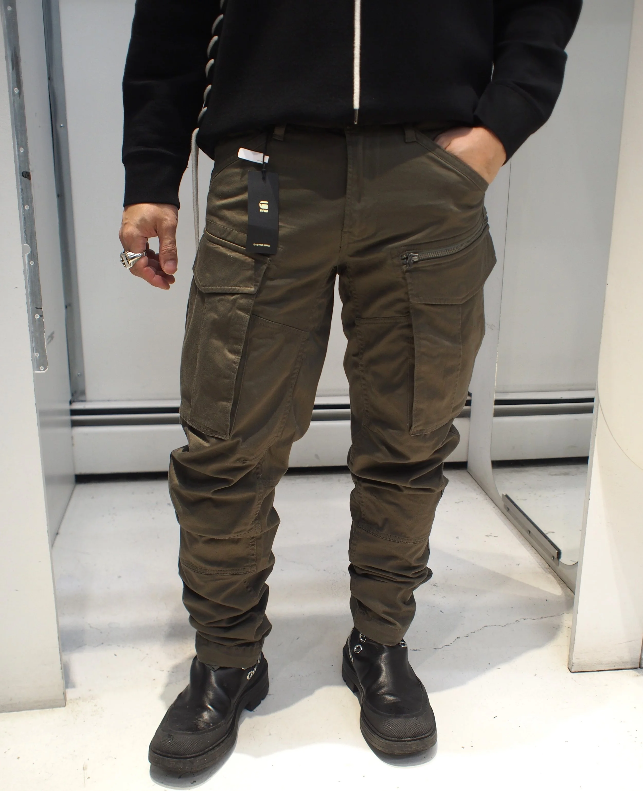 パンツ G-STAR RAW RovicMix3DTapered Cargo Pants G-Star Raw Rovic Zip 3D Tapered Cargo Pants - Premium micro