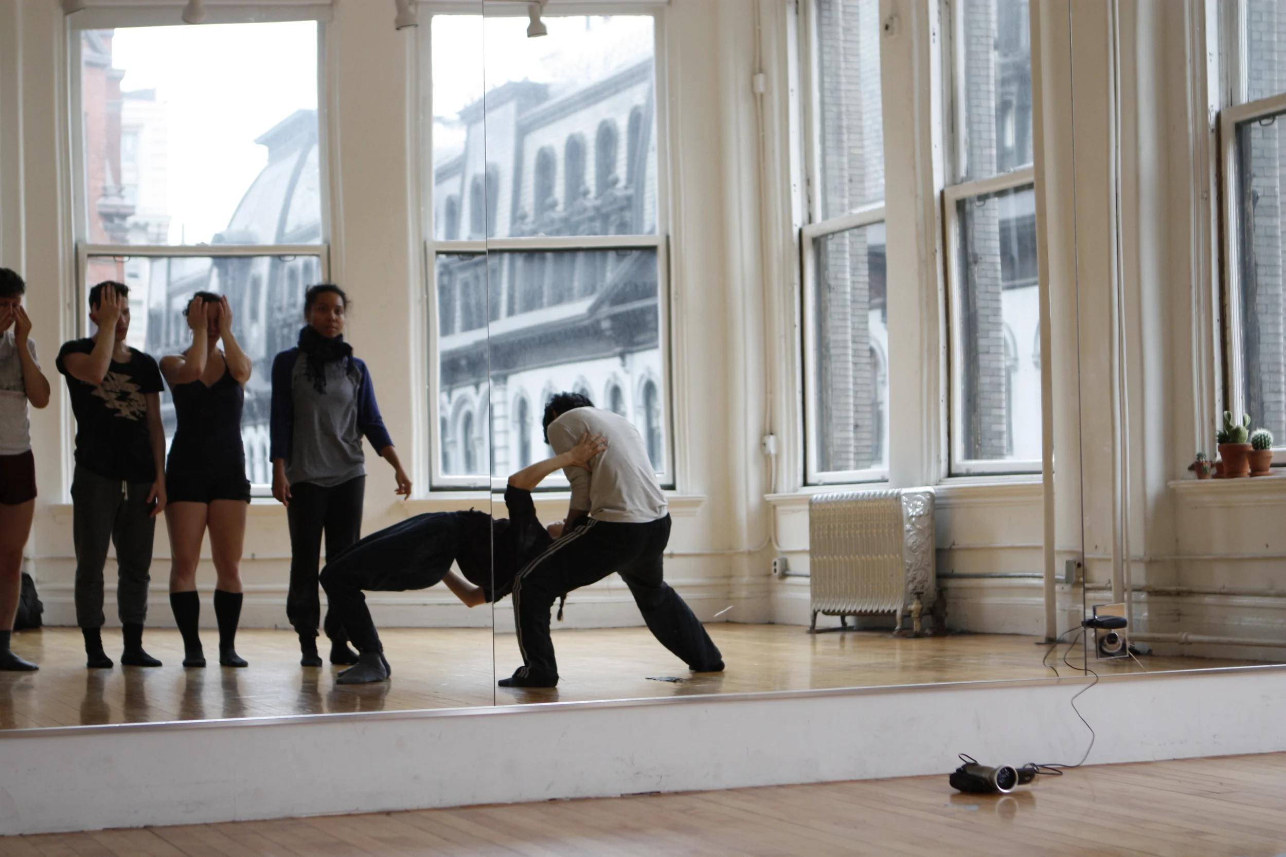 Rehearsal and dancers courtesy of SB and Gibney