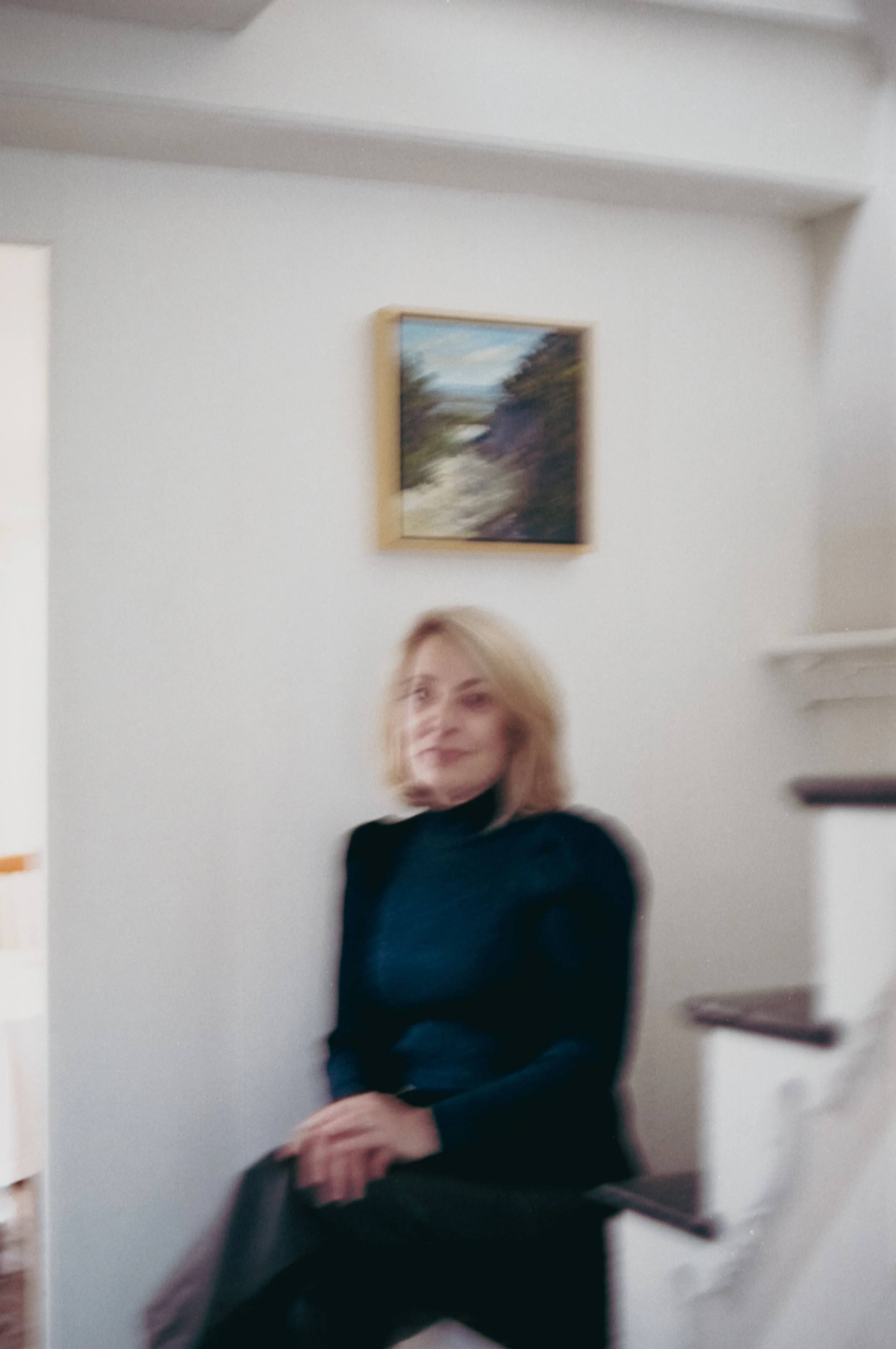mom on stairwell at home-2.jpg