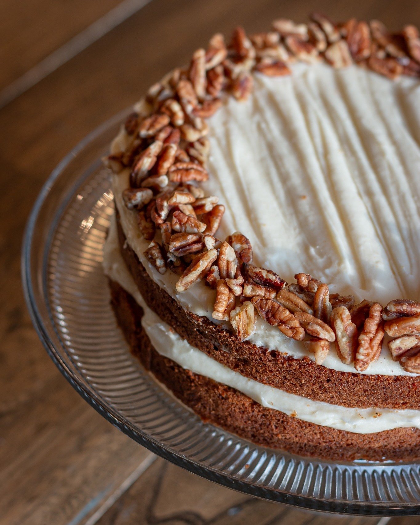 This weekend's special pastry is carrot cake! 🥕

We are very excited for this one. We started with a spiced carrot cake with pecans inside, and we brought it all together with a brown butter cream cheese frosting. This one is moist, warm, nutty, and