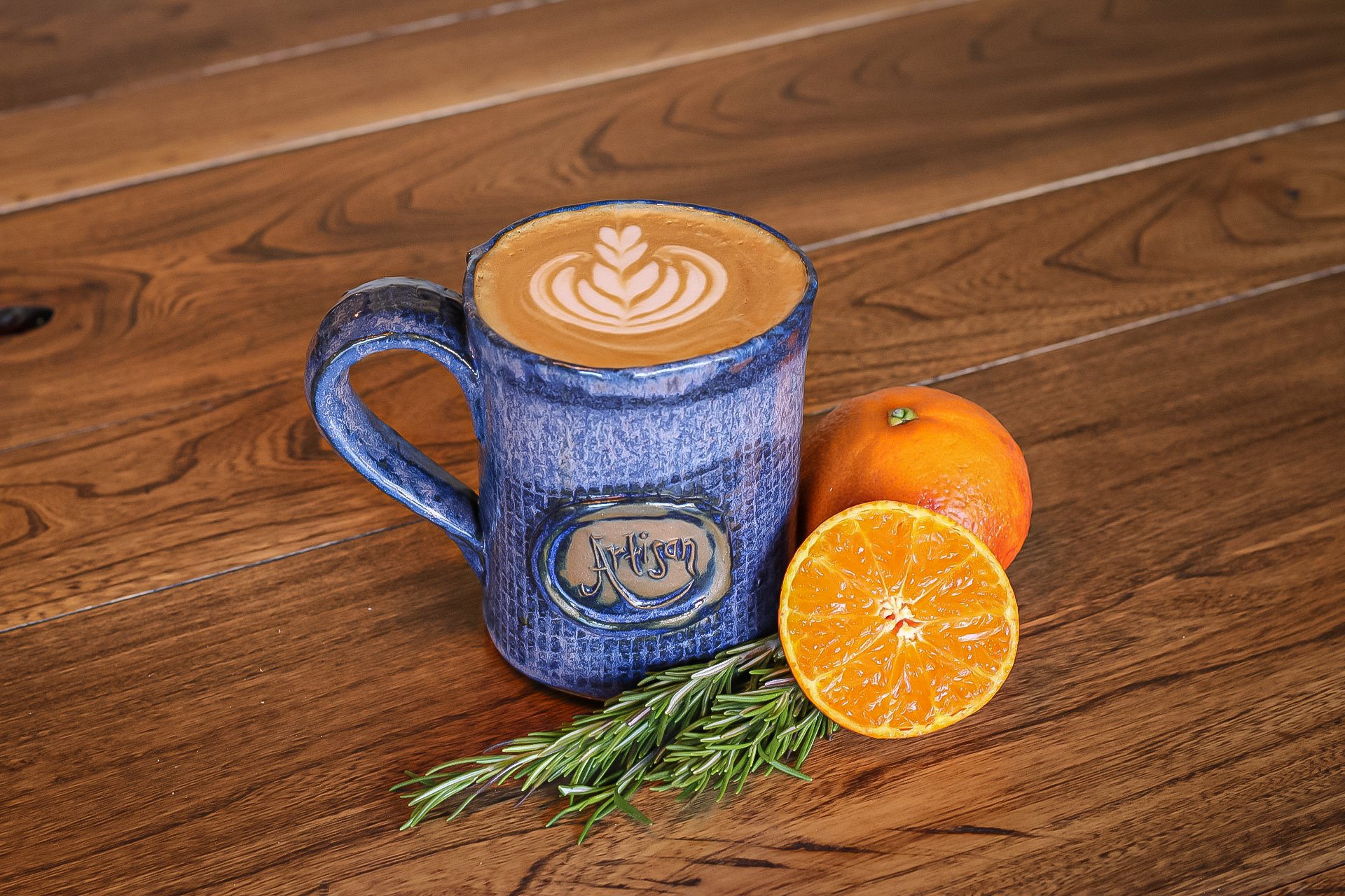 This drink was new to the menu last year, and it's just so good, we had to bring it back. Returning to the menu is our Tangerine Rosemary Latte! 🍊🌿

It is made up of a house-made tangerine and fresh rosemary syrup, our light roast single-origin esp