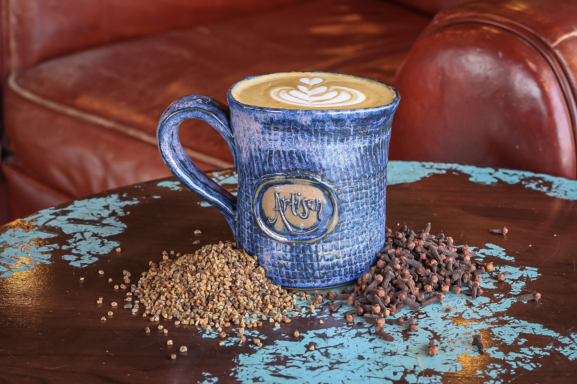 Our Turkish Latte is the final drink in our new featured menu introductions!

It's made up of a house-made cardamom and clove syrup, espresso, and milk. It is a simple yet delicious combination of flavors that all pair so perfectly together.

Make su