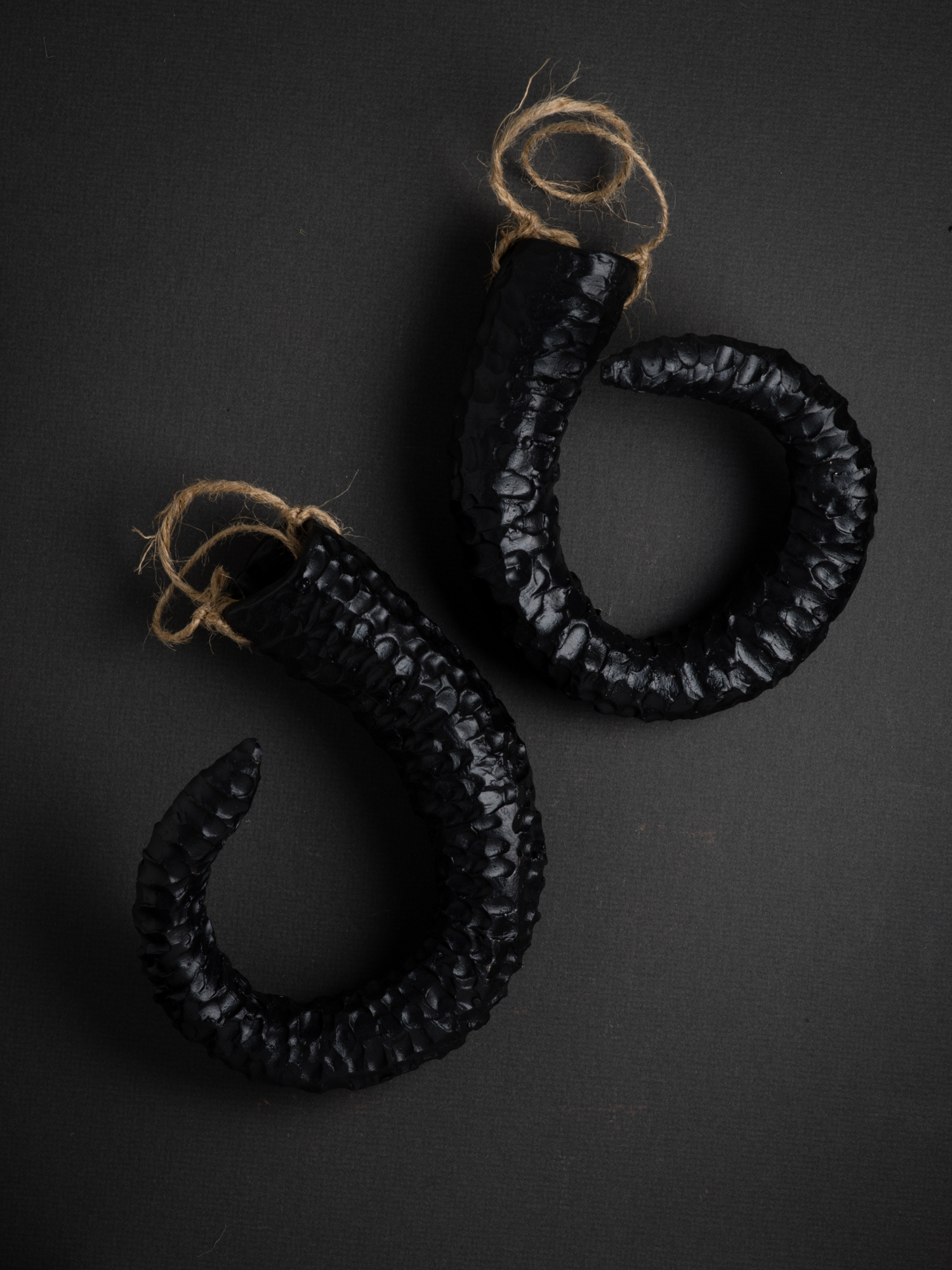 These abstracted antlers and horns are inspired by growing up in North Carolina, where I often stumbled upon shed deer antlers in the vast woods of the region. Each antler and horn is hand carved from clay, making them one of a kind. These hanging antler sets are designed to hang and hold flowers or air plants. You can buy the set or a single antler, these beautiful and unique pieces add a rustic touch to any home, becoming the center piece of any room. If you don't see a color or size you like, I can make custom sculptures tailored specifically to your aesthetic. 