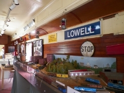 View of baggage end of B&M Combine No. 1244, Lowell, Mass., Aug. 23, 2014. Richard Nichols photo